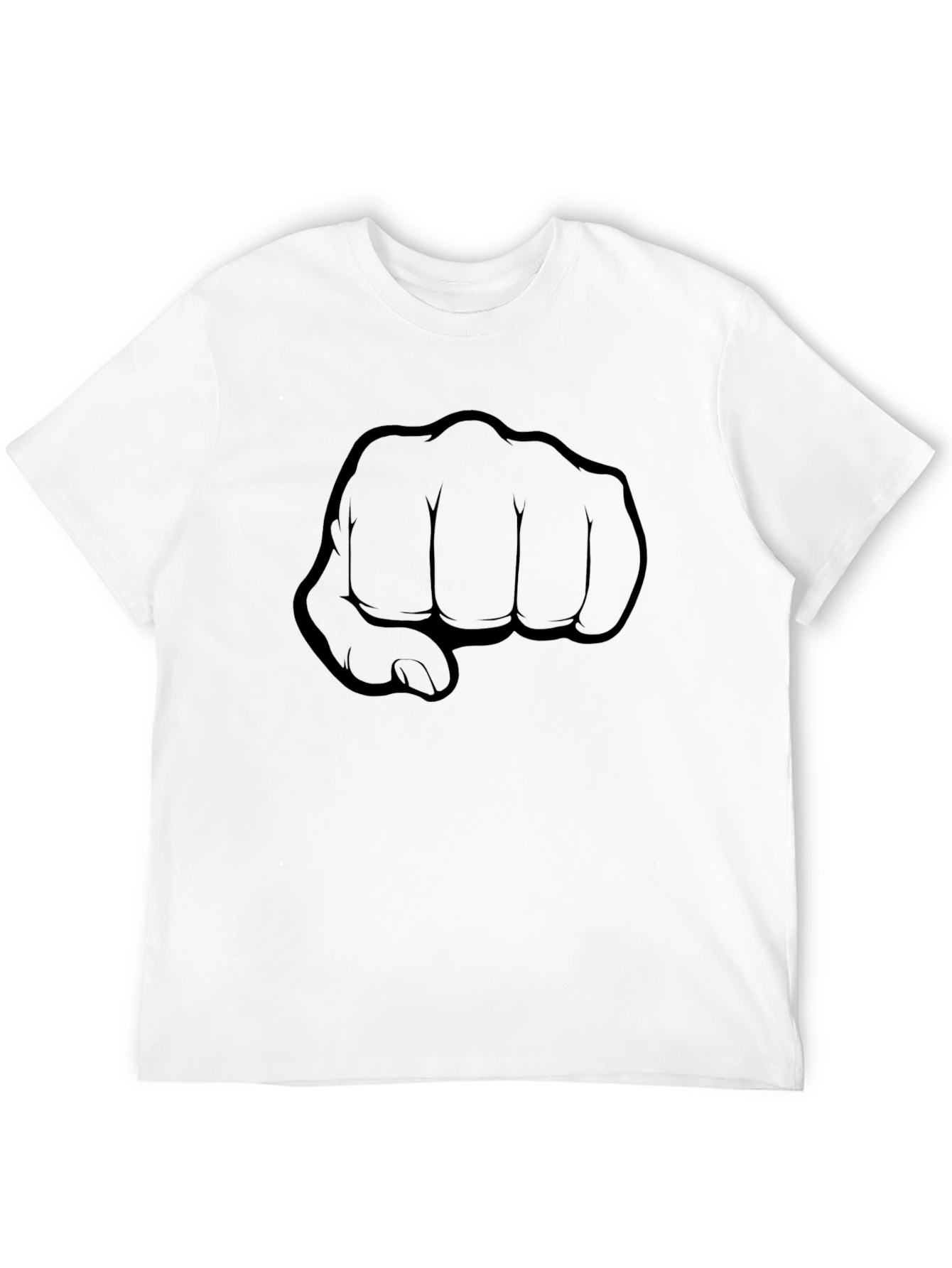 Bold Fist Graphic Black T-Shirt