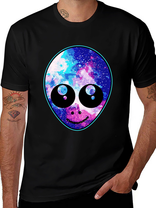 Galaxy Alien Graphic Tee - Unique Trendy Design