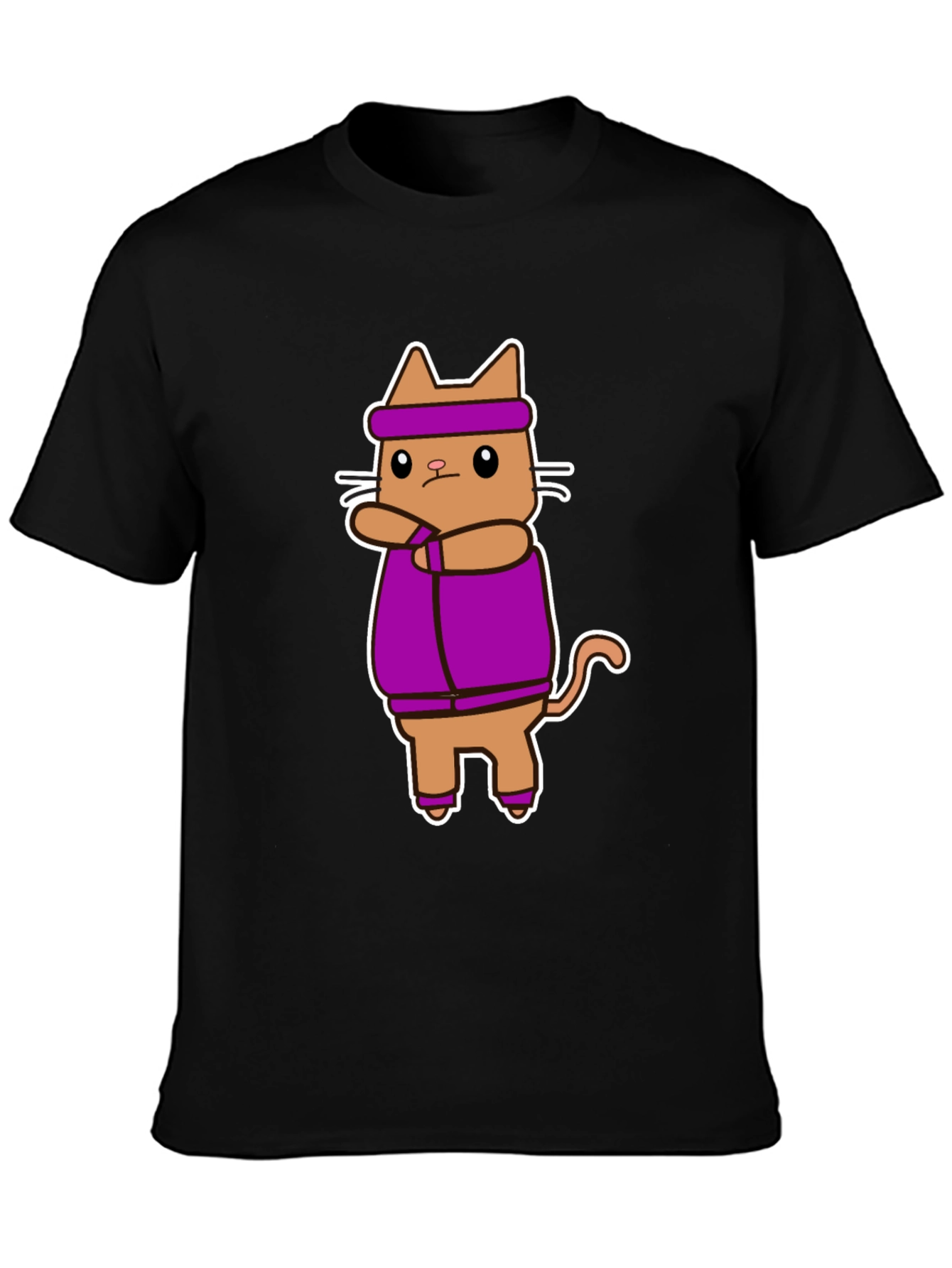 Workout Cat T-Shirt - Funny Gym Apparel