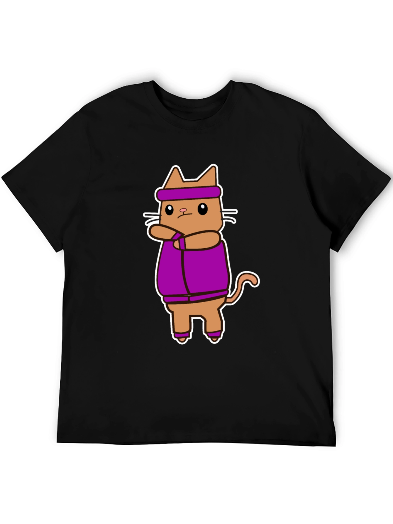 Workout Cat T-Shirt - Funny Gym Apparel