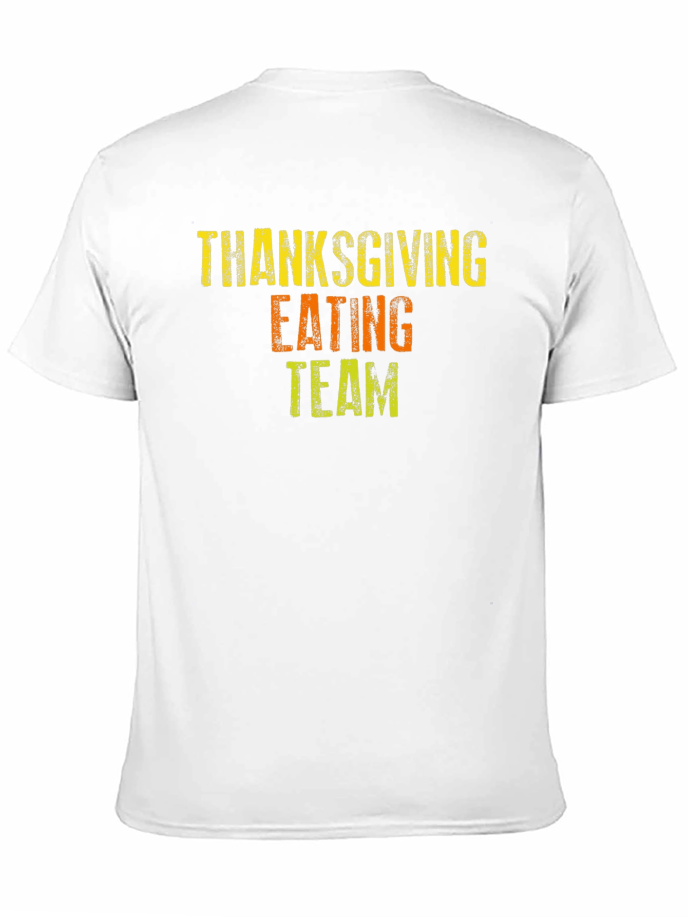 Thanksgiving Eating Team Black T-Shirt