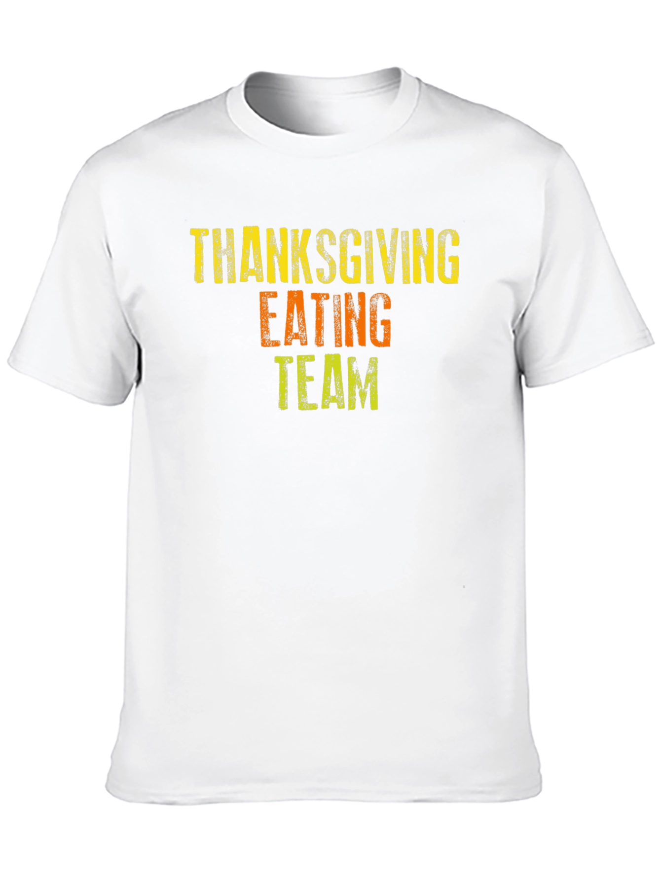 Thanksgiving Eating Team Black T-Shirt