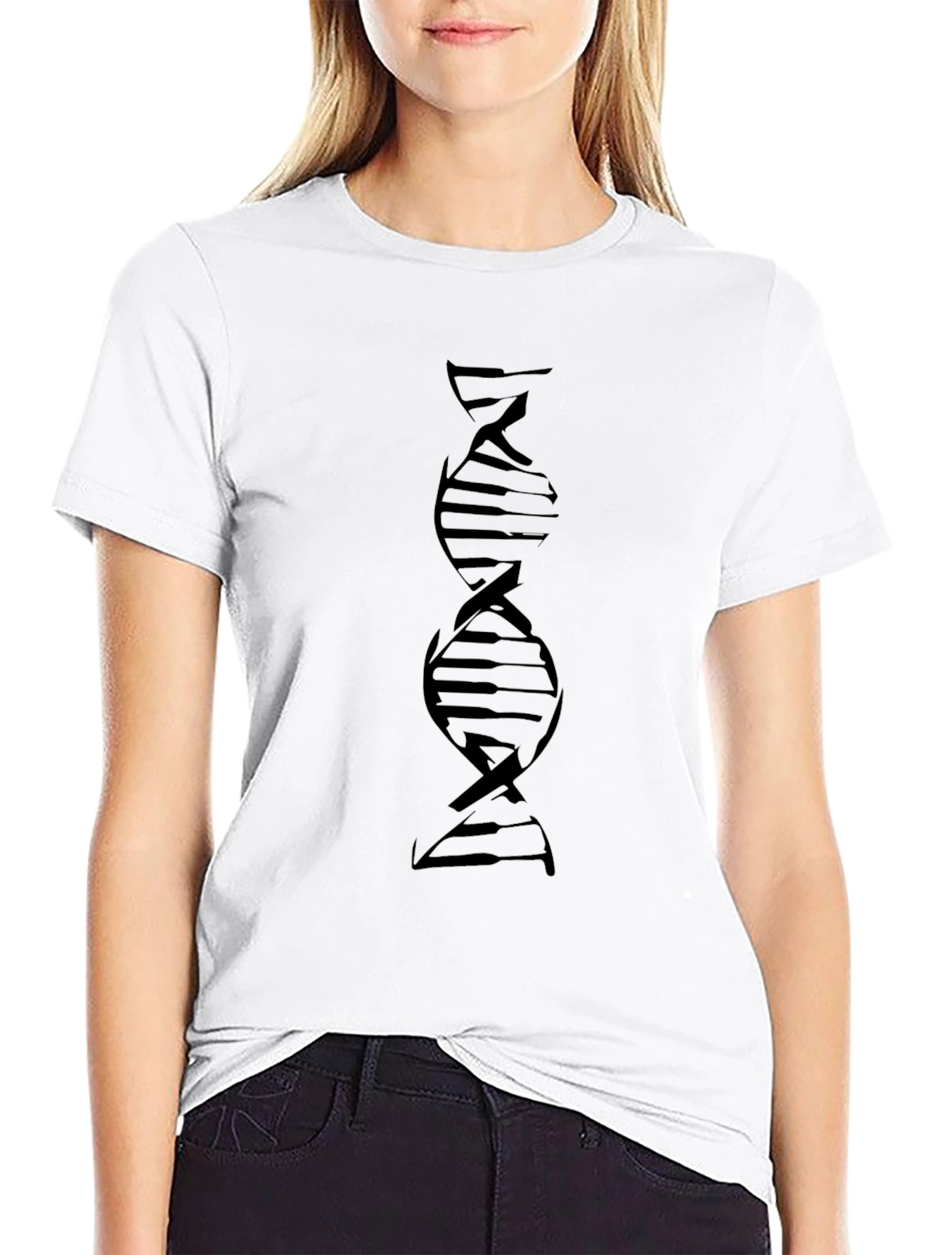 Piano DNA Graphic Tee - Black