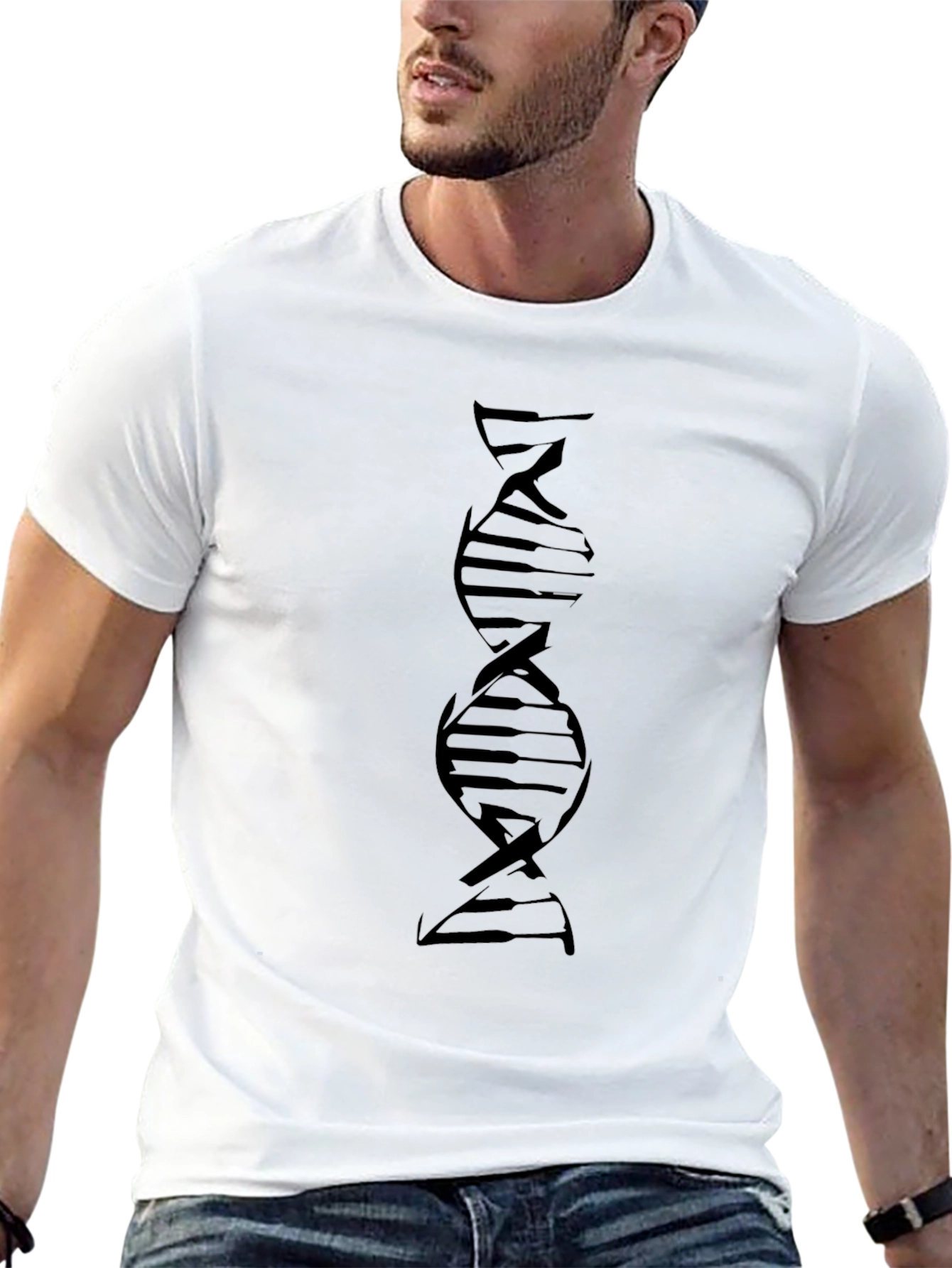 Piano DNA Graphic Tee - Black