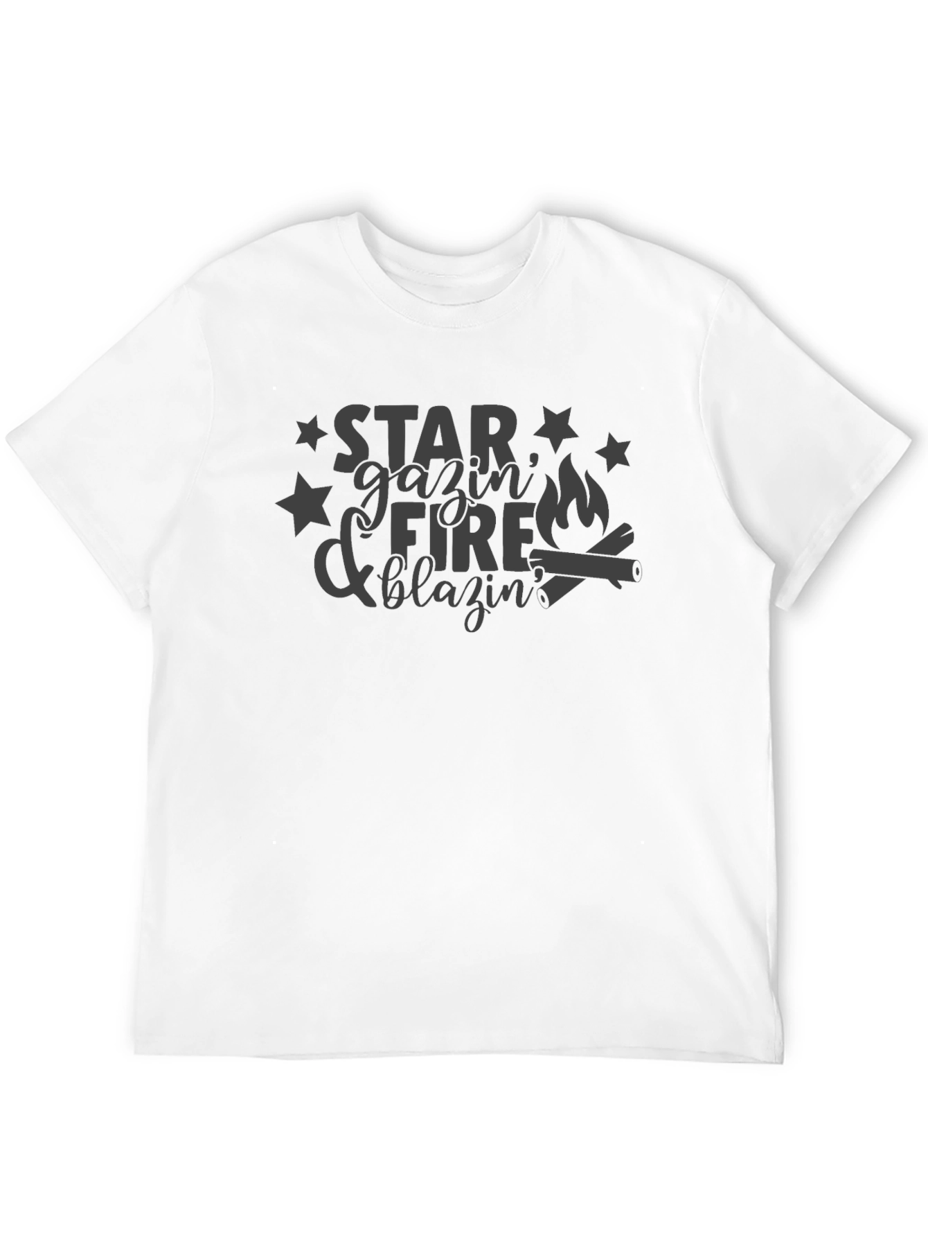 Star Gazin & Fire Blazin Graphic T-Shirt