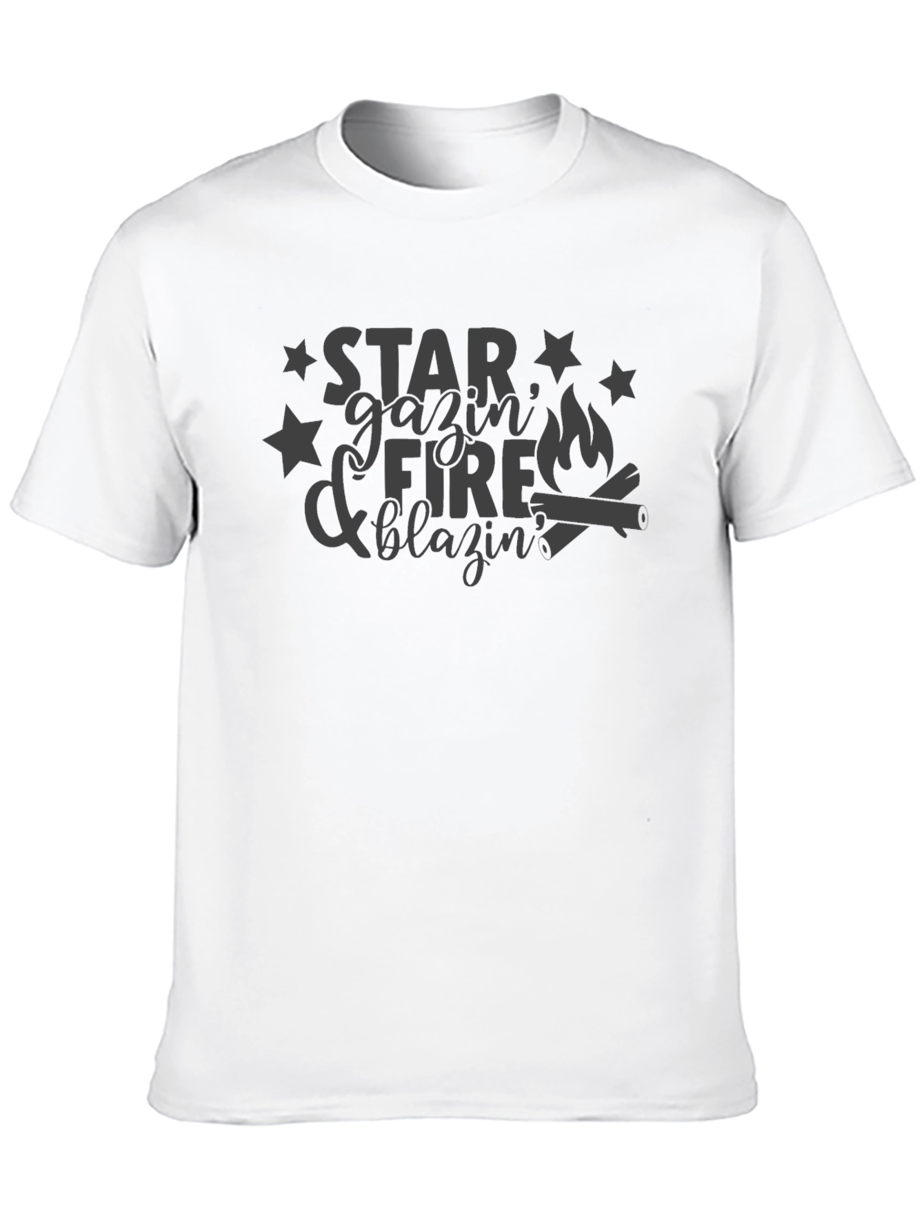 Star Gazin & Fire Blazin Graphic T-Shirt