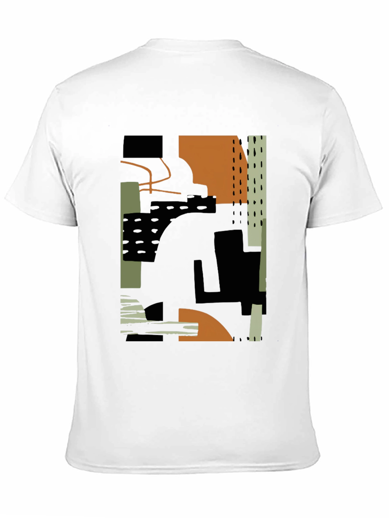 Abstract Art Tee - Modern Black T-Shirt