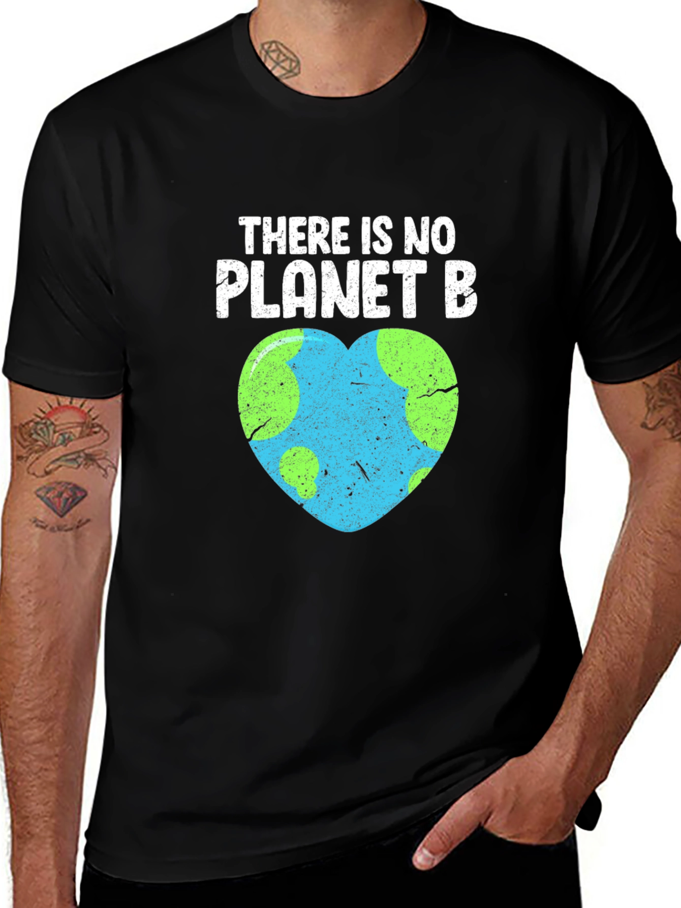 Planet B Earth Heart Graphic Tee