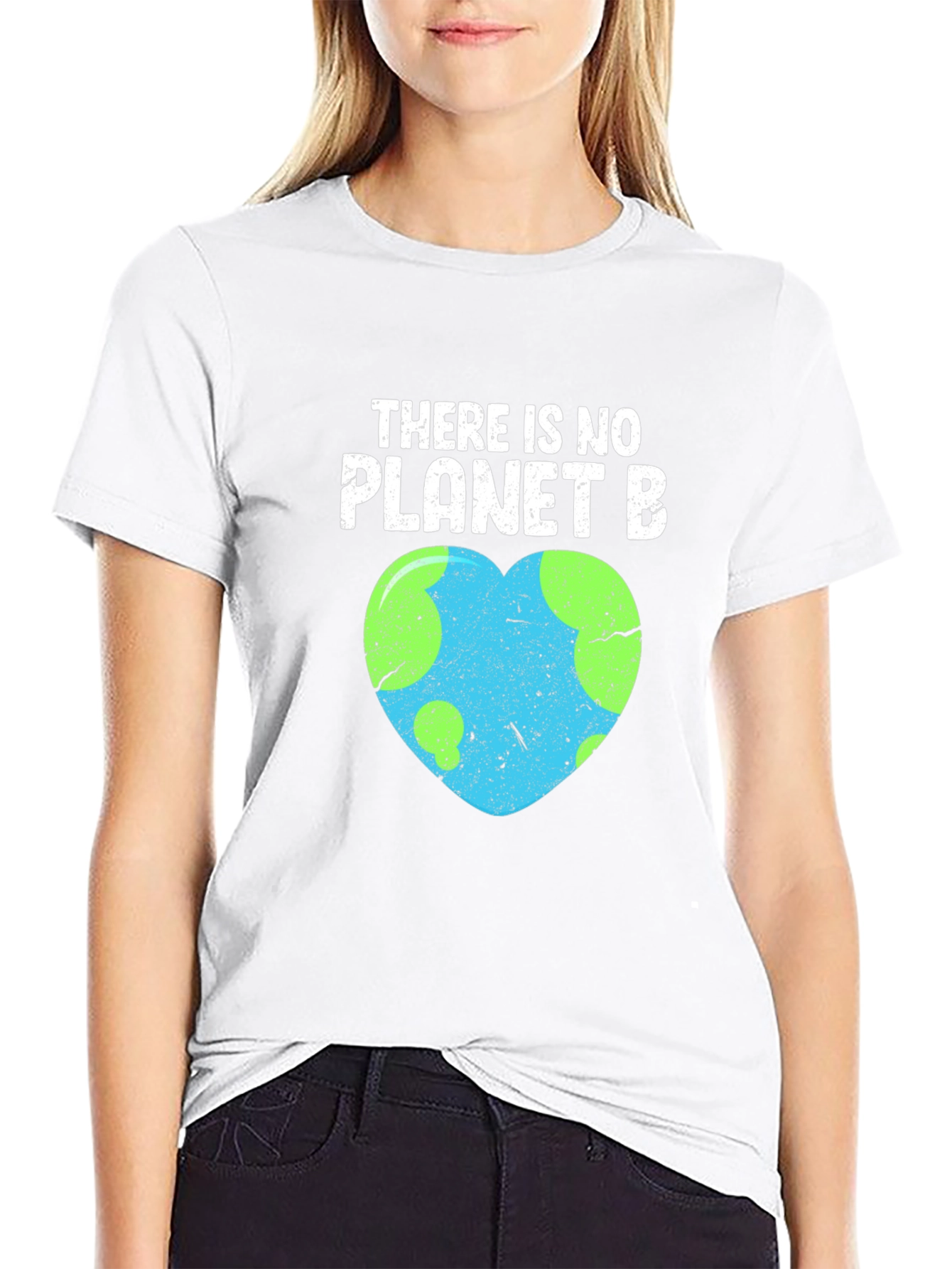Planet B Earth Heart Graphic Tee
