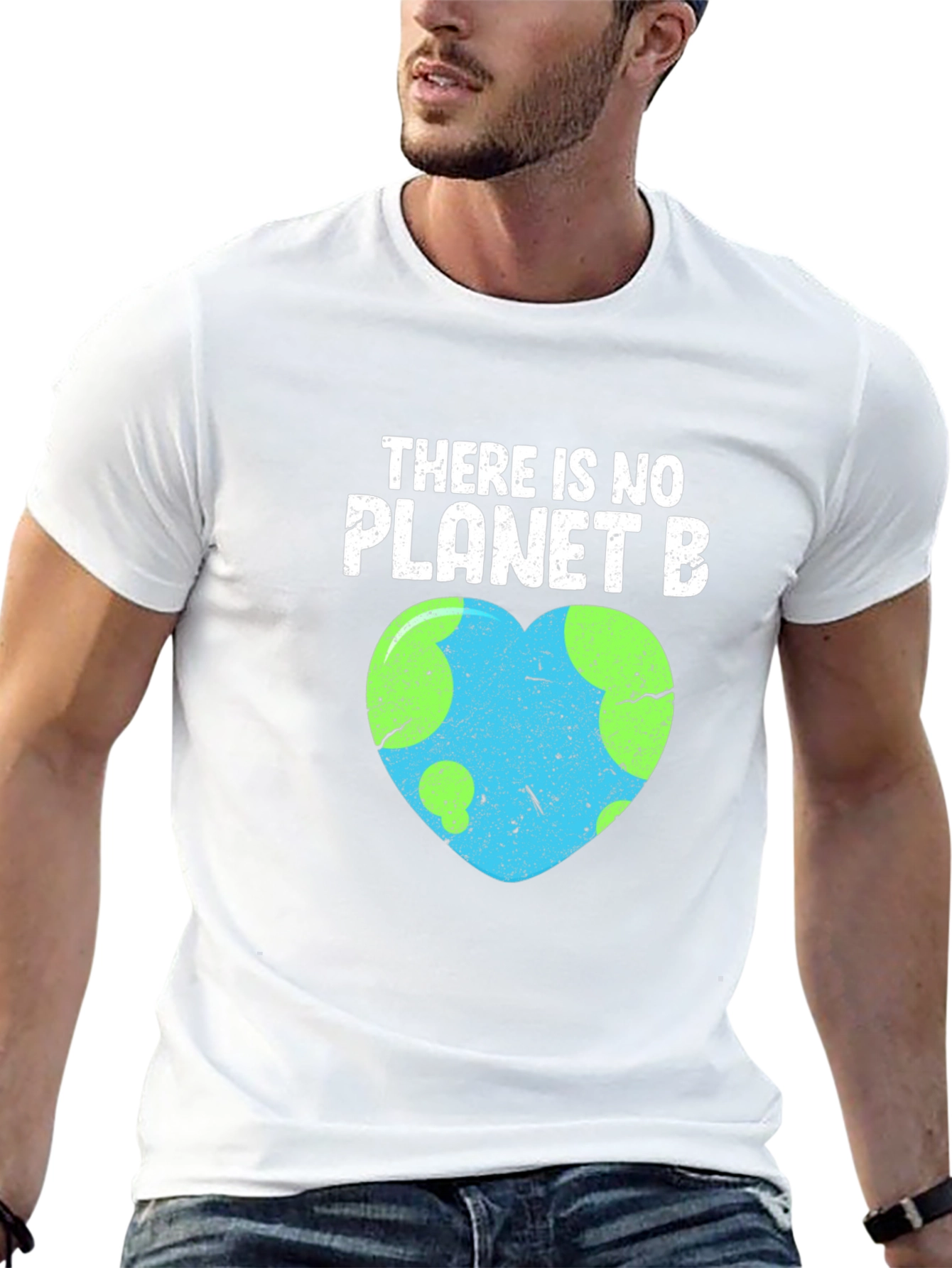 Planet B Earth Heart Graphic Tee