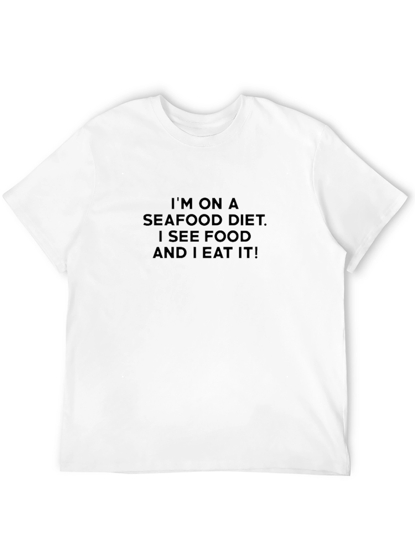 Seafood Diet T-Shirt - Funny Slogan Tee