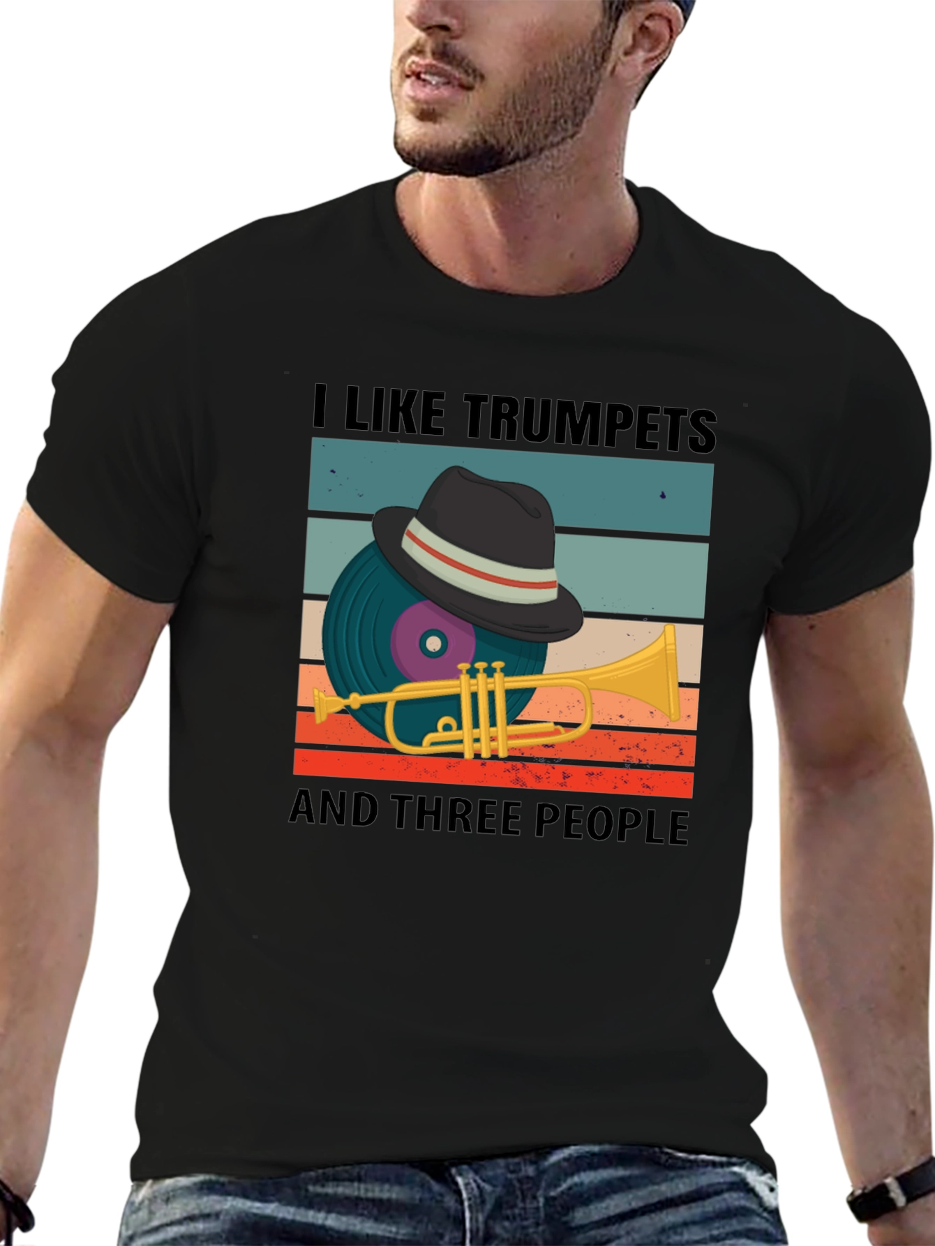 I Like Trumpets And Three People T-Shirt