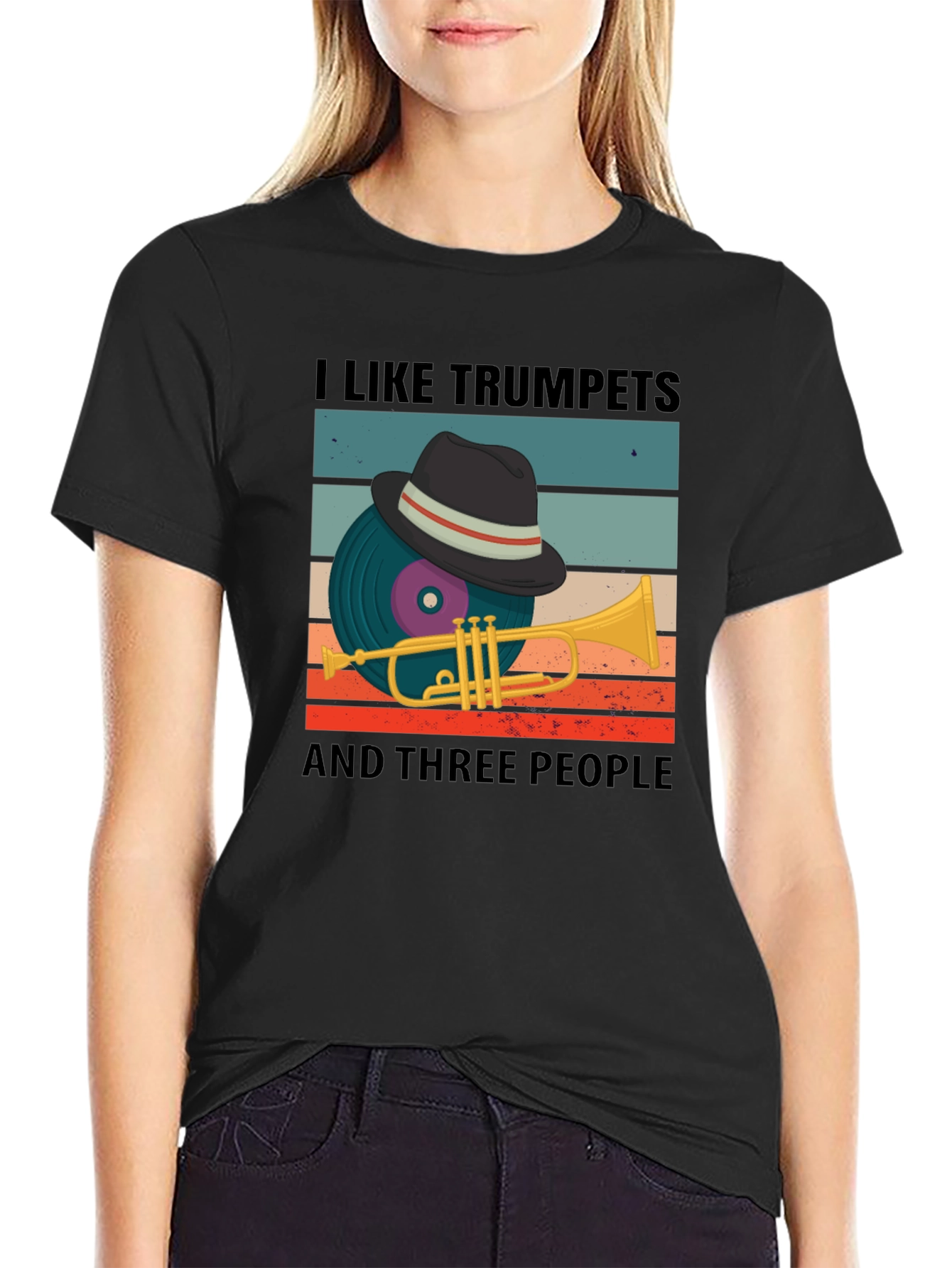 I Like Trumpets And Three People T-Shirt