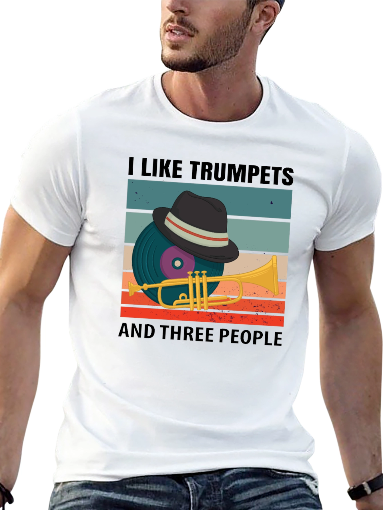I Like Trumpets And Three People T-Shirt
