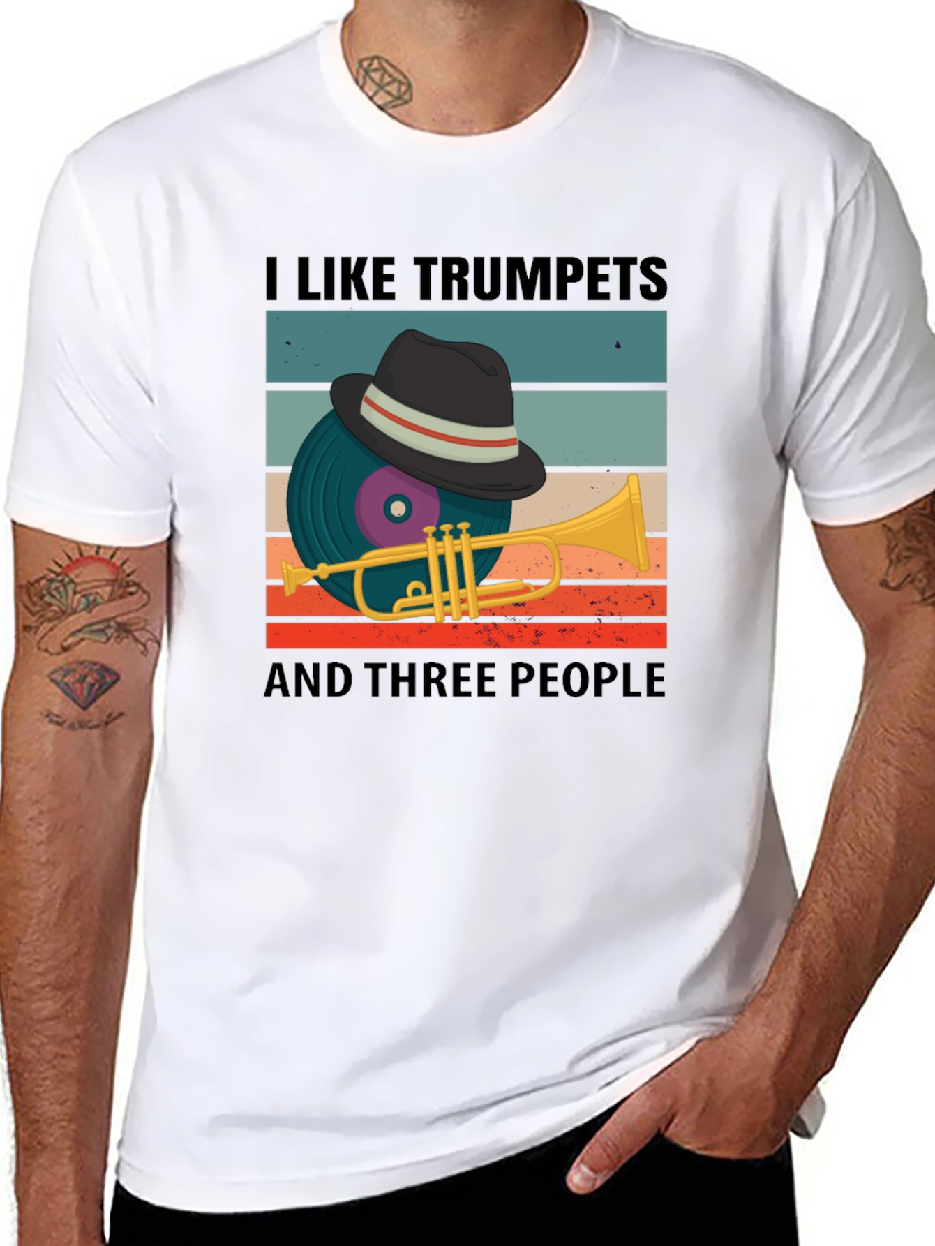 I Like Trumpets And Three People T-Shirt
