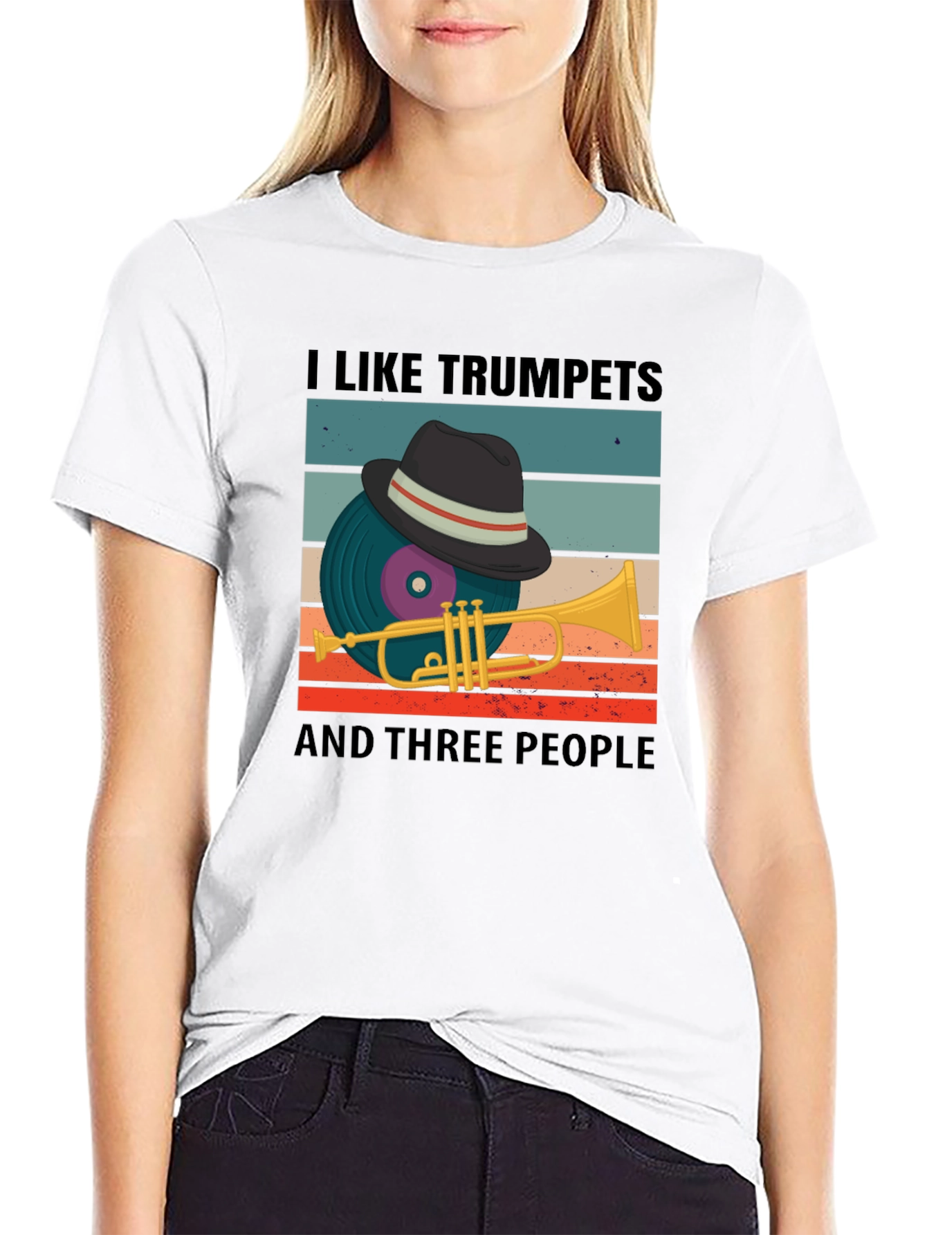 I Like Trumpets And Three People T-Shirt