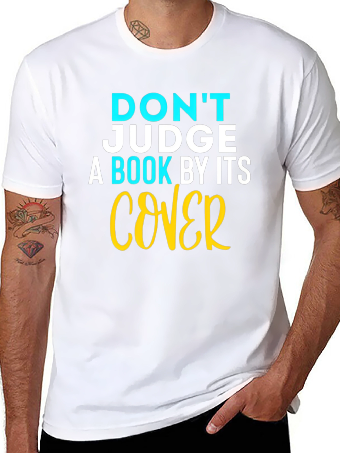 Dont Judge a Book Cover T-Shirt