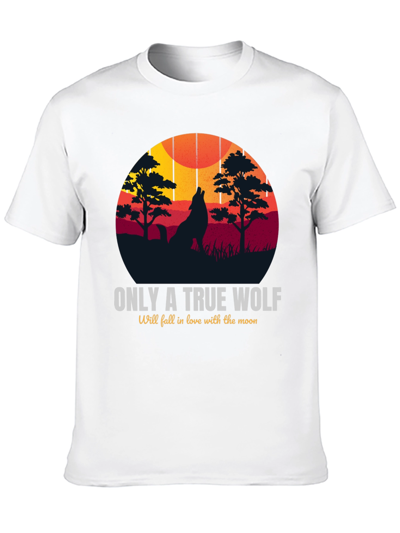 True Wolf Graphic T-Shirt