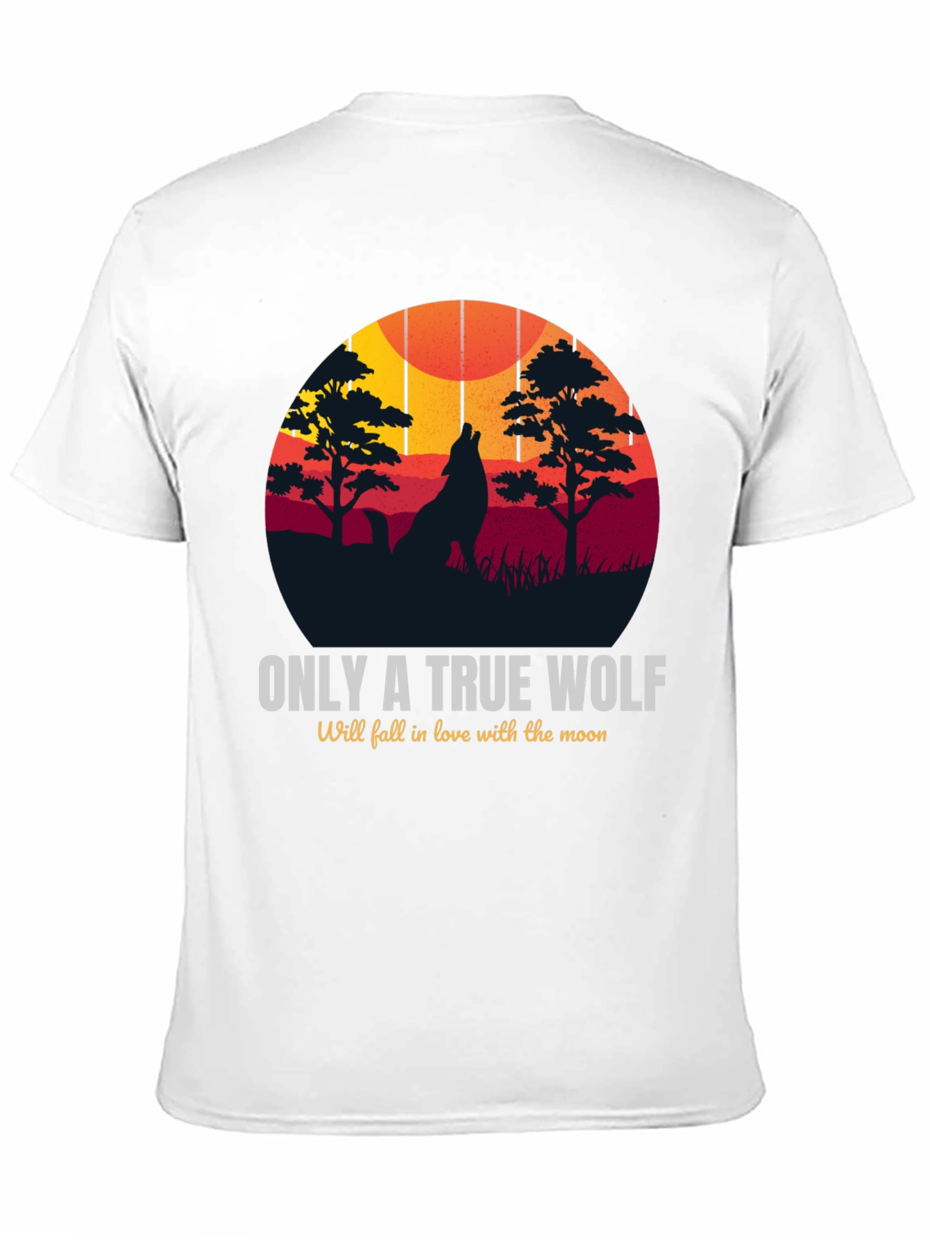 True Wolf Graphic T-Shirt