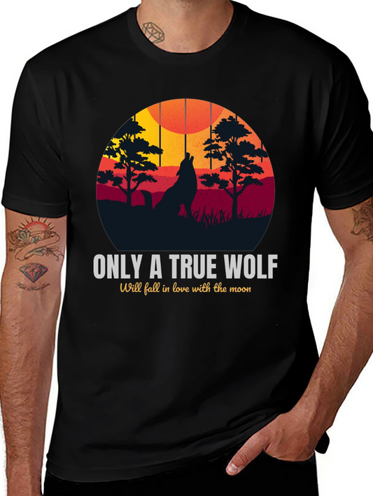 True Wolf Graphic T-Shirt