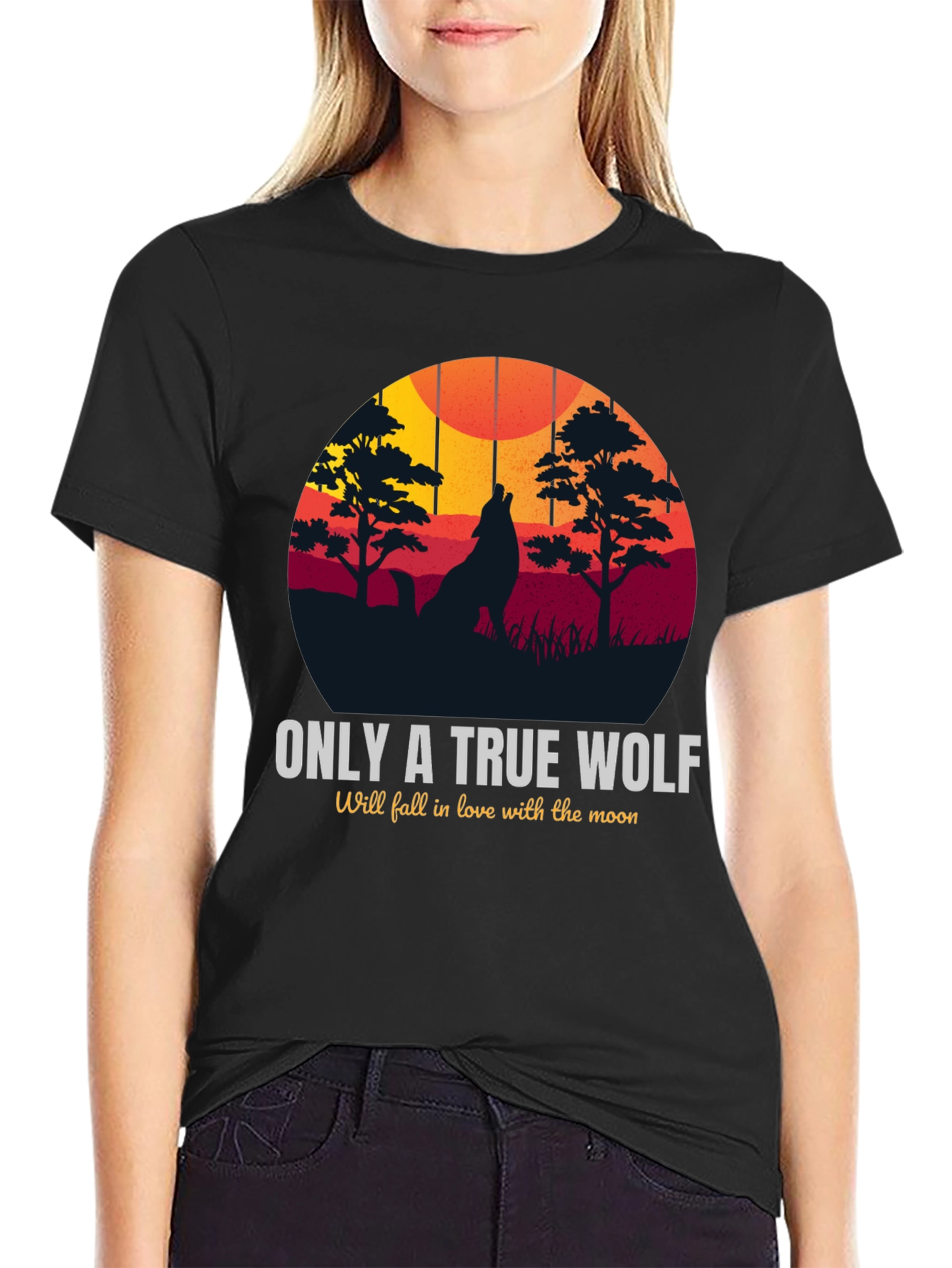 True Wolf Graphic T-Shirt