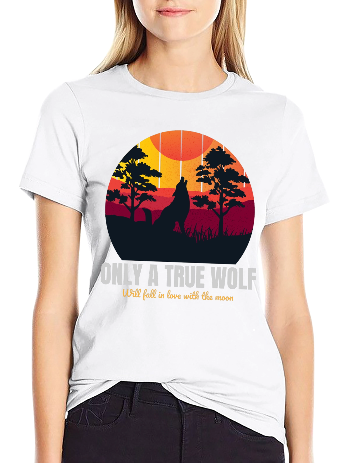 True Wolf Graphic T-Shirt