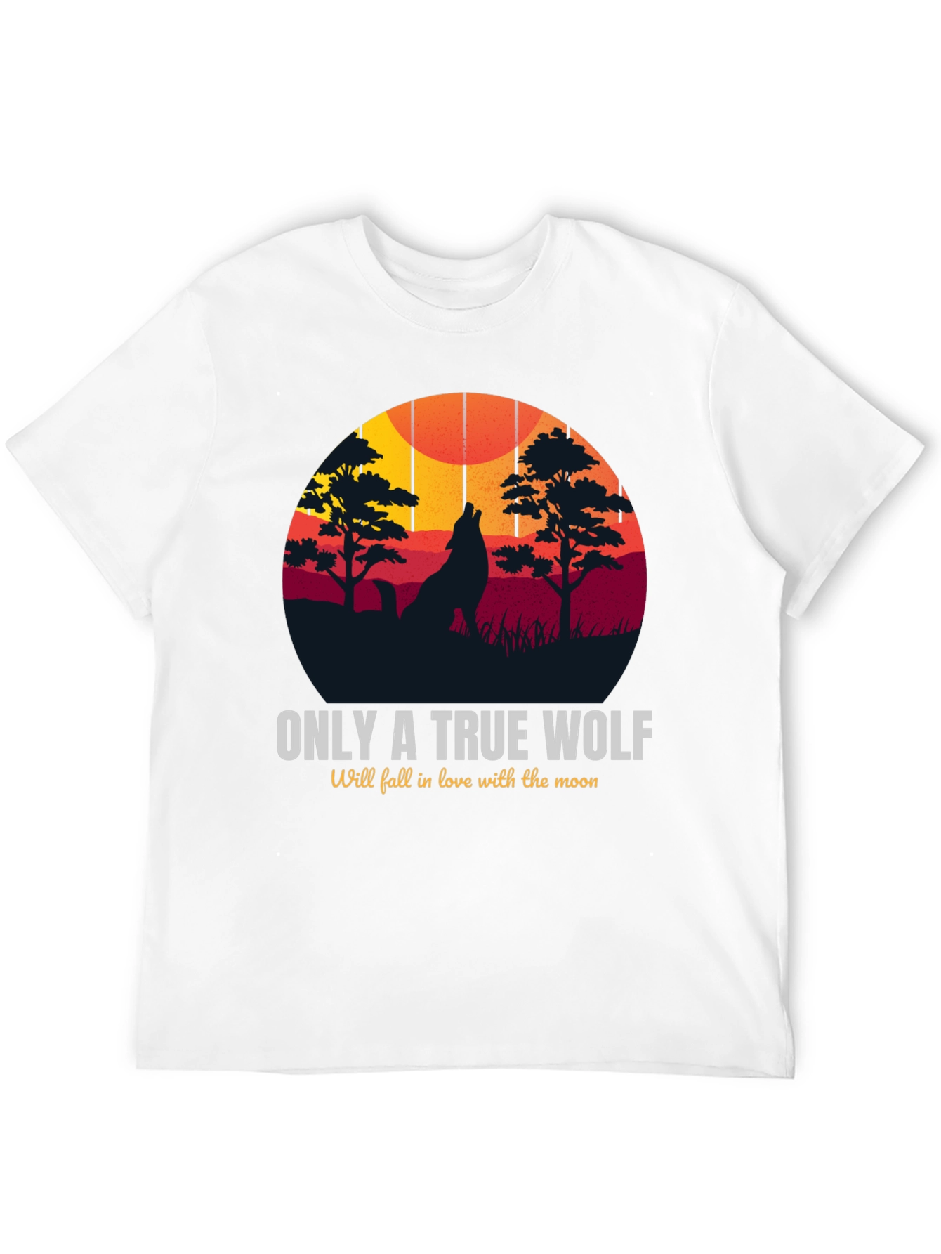 True Wolf Graphic T-Shirt