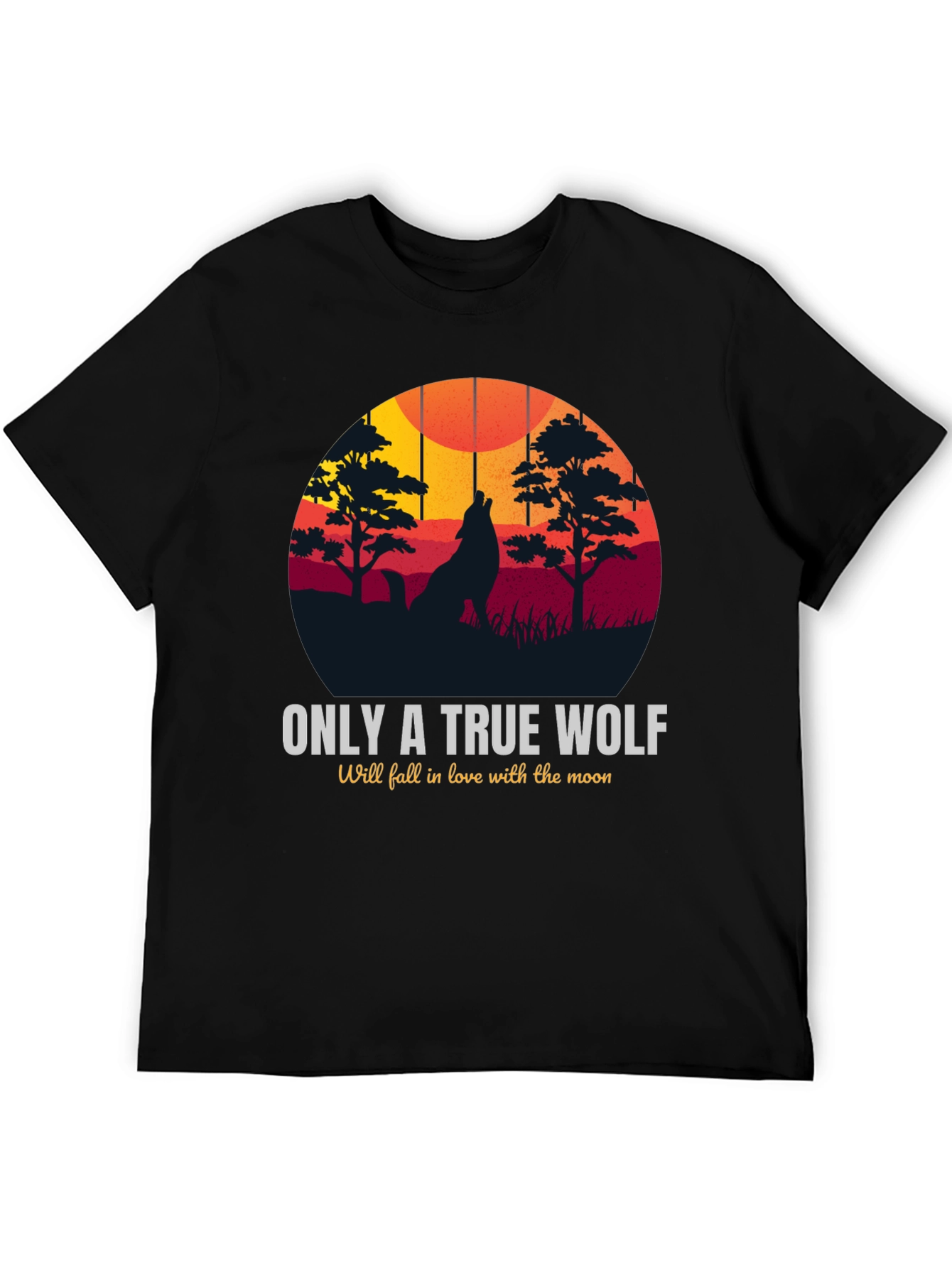 True Wolf Graphic T-Shirt