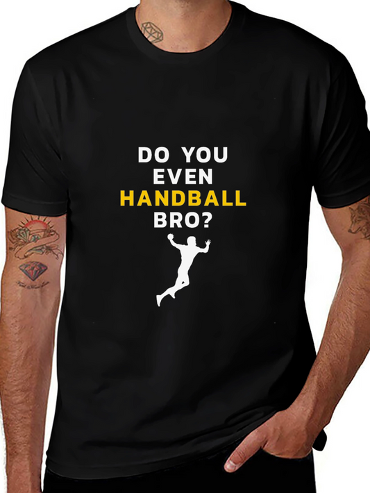 Handball Bro T-Shirt - Black Graphic Tee