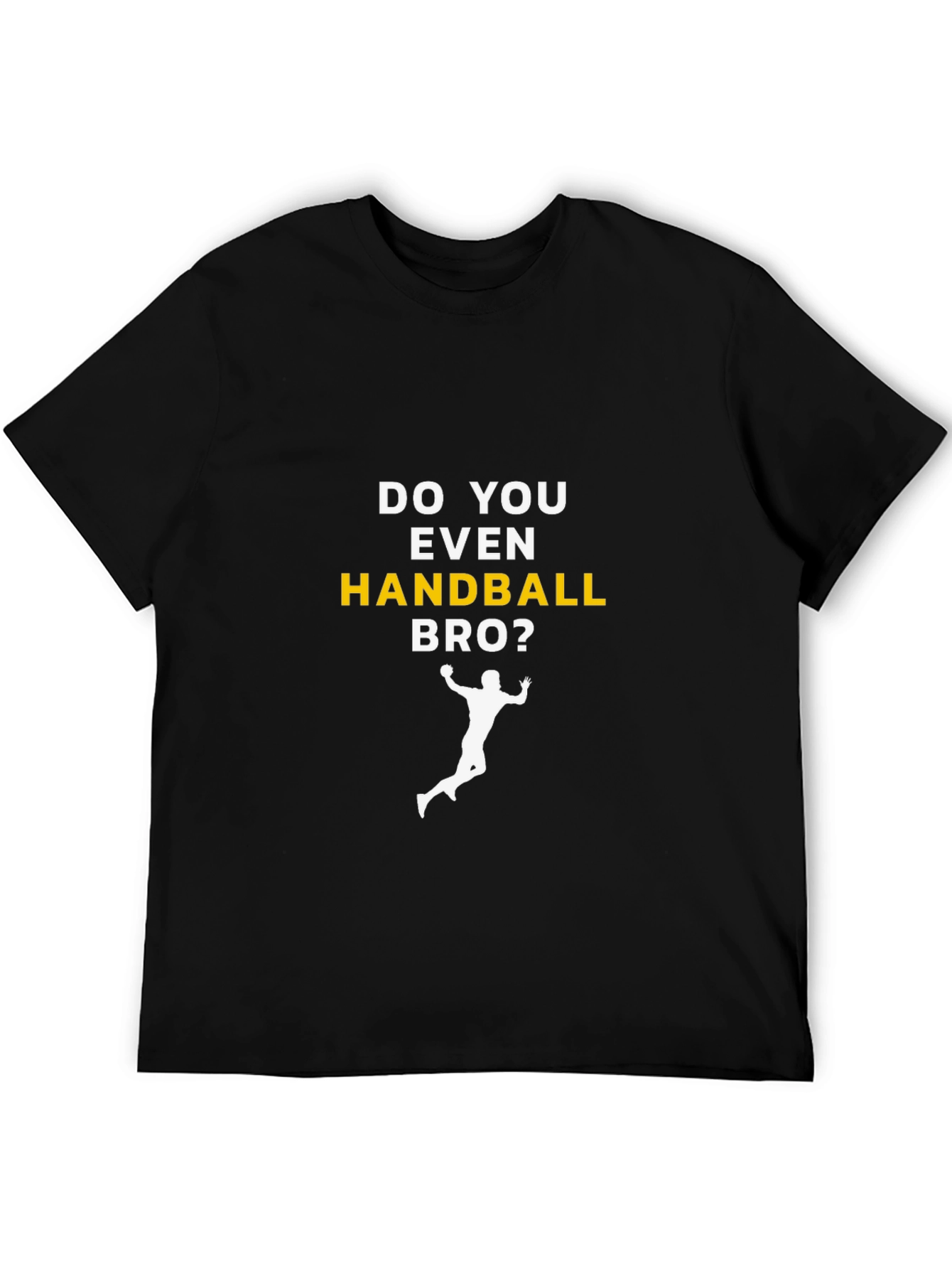 Handball Bro T-Shirt - Black Graphic Tee