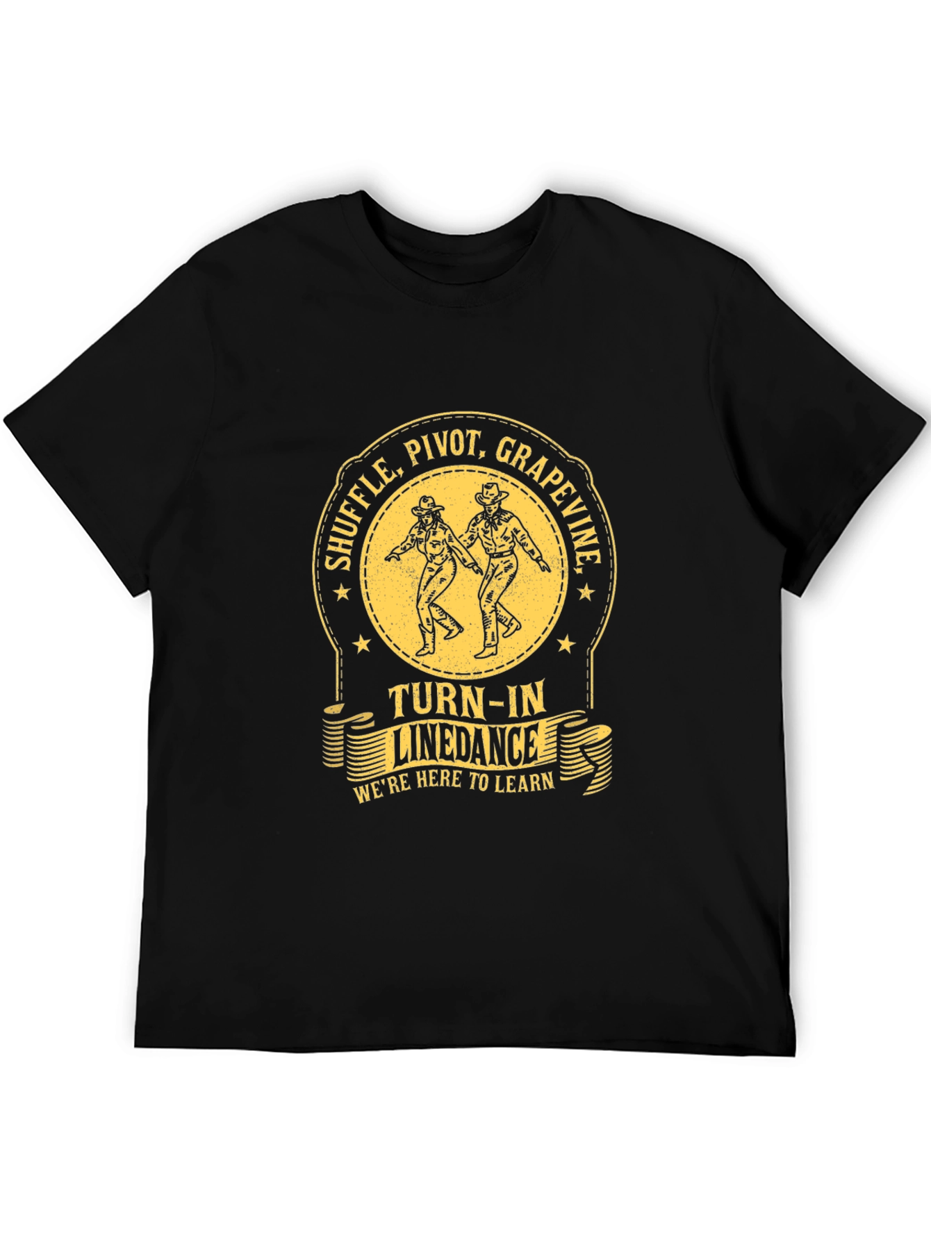 Line Dance T-Shirt: Shuffle Pivot Grapevine