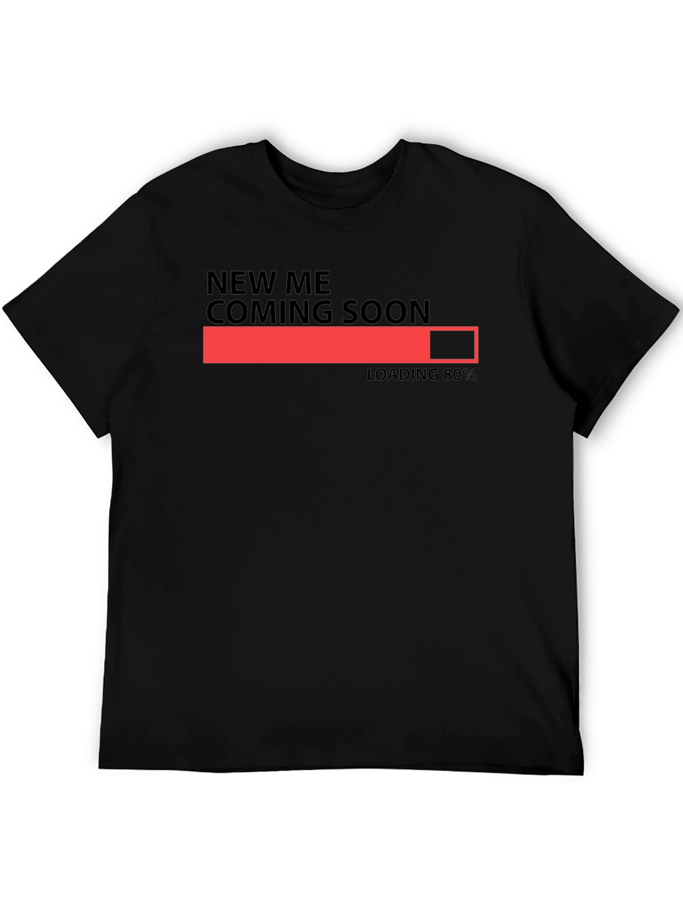 New Me Coming Soon Loading Bar Graphic T-Shirt