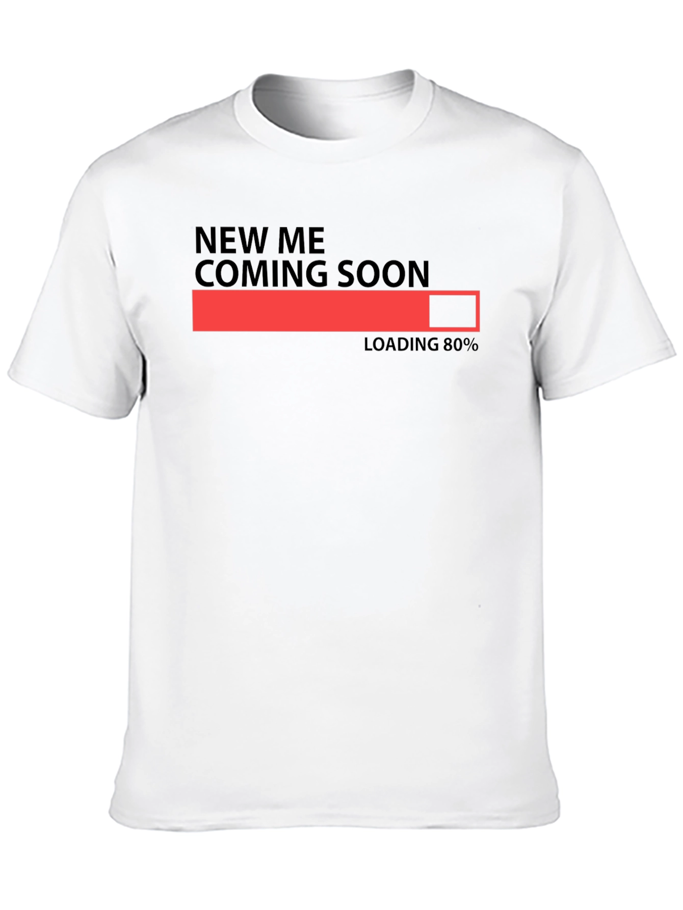New Me Coming Soon Loading Bar Graphic T-Shirt