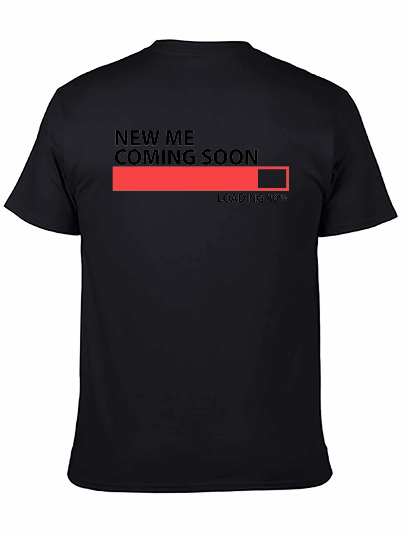 New Me Coming Soon Loading Bar Graphic T-Shirt