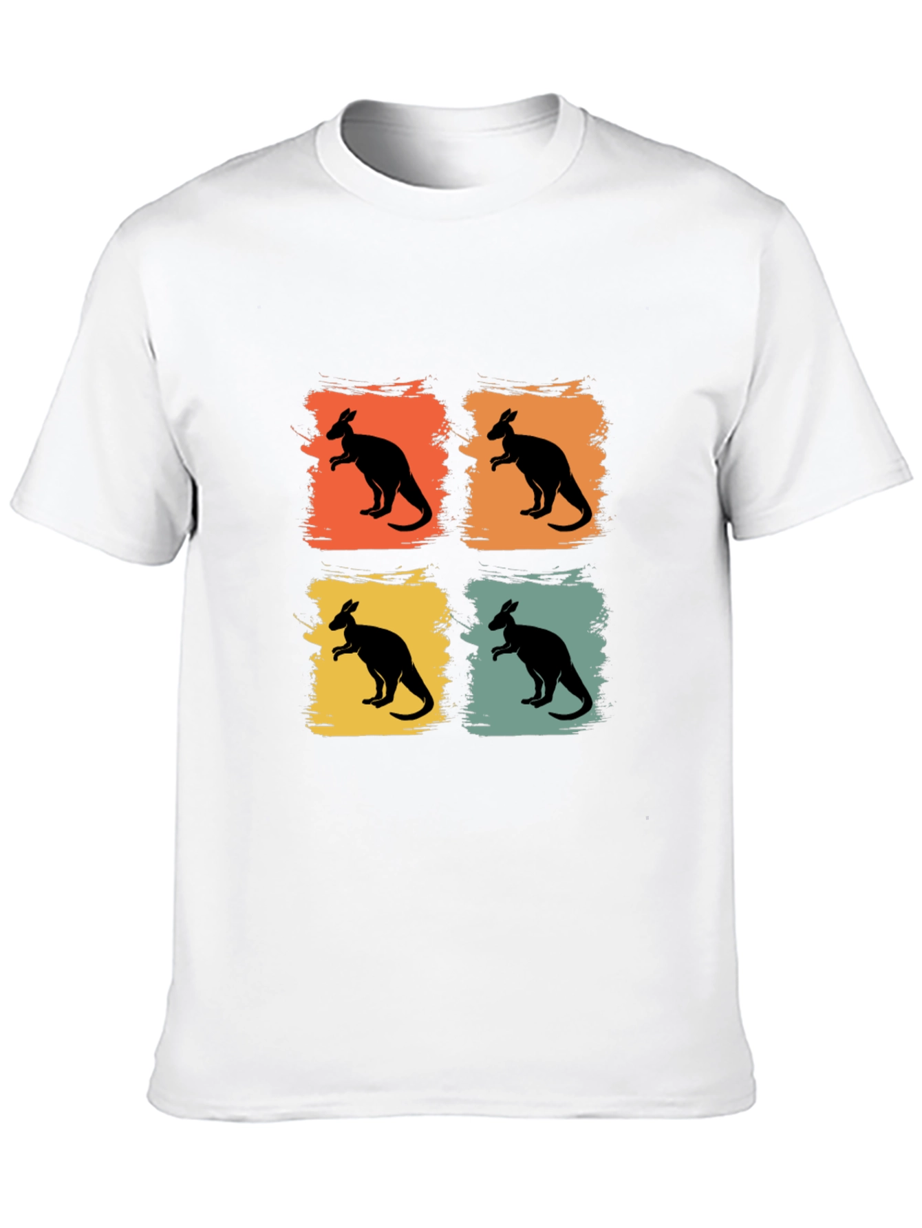 Retro Kangaroo Graphic T-Shirt - Fun Aussie Style
