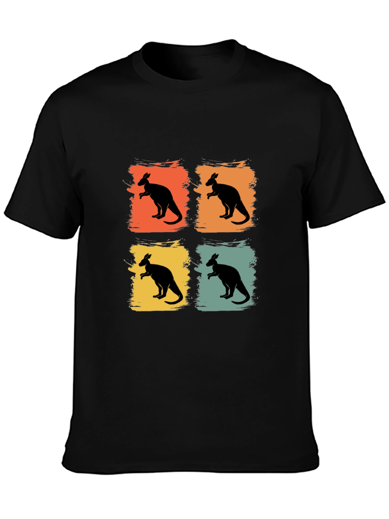 Retro Kangaroo Graphic T-Shirt - Fun Aussie Style