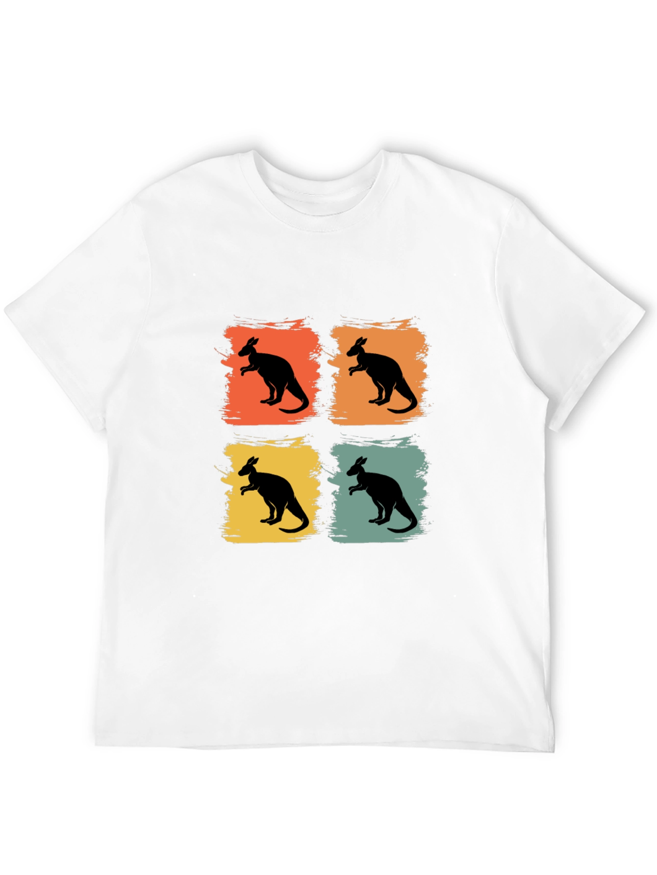 Retro Kangaroo Graphic T-Shirt - Fun Aussie Style