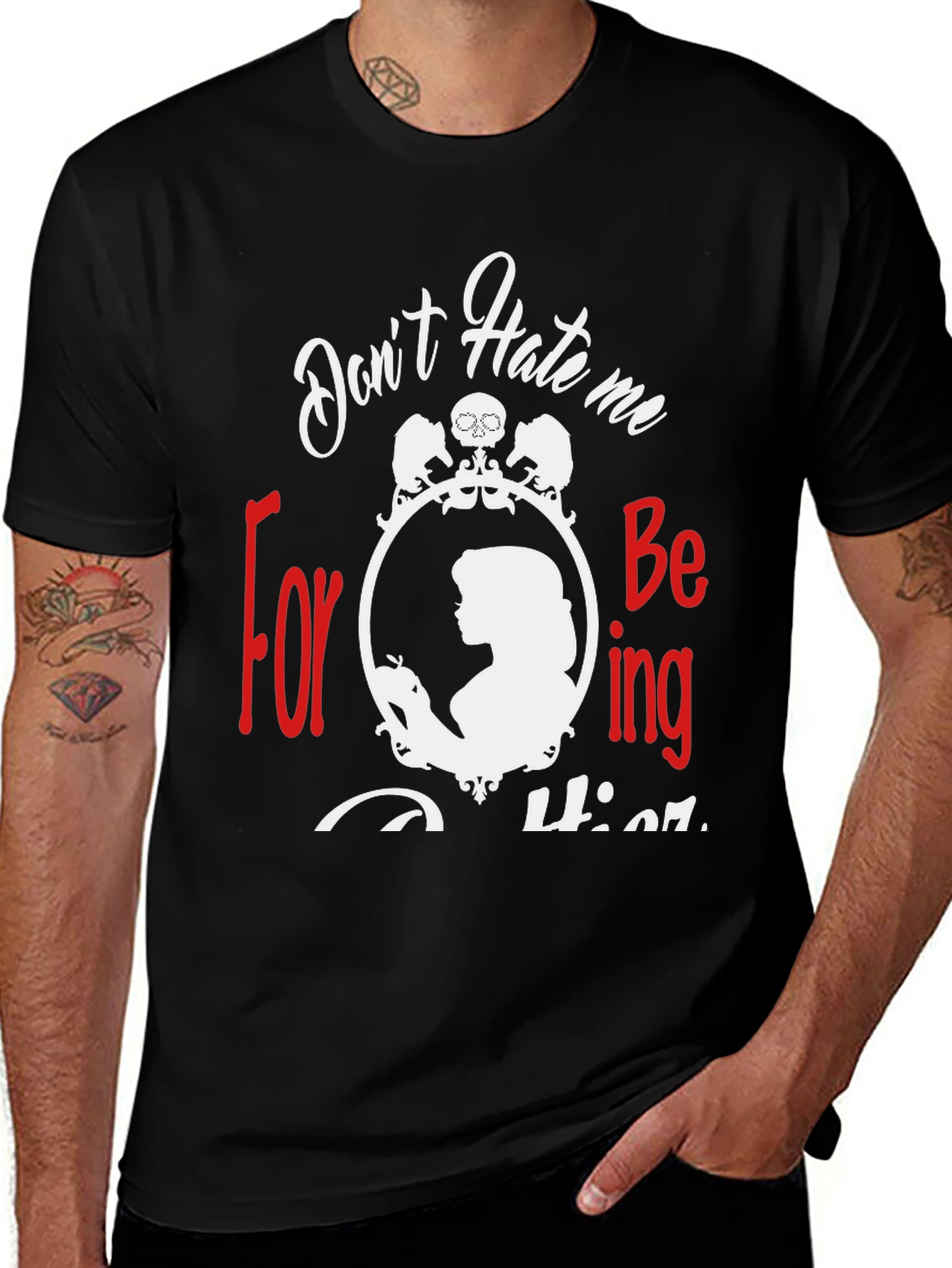 Snow White Tee - Dont Hate Me Being Cuter