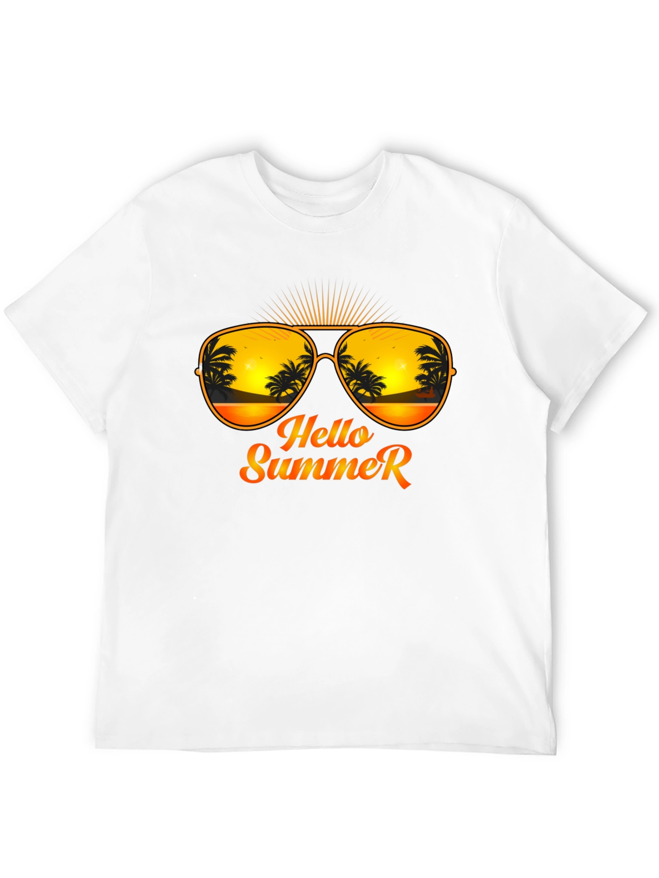 Hello Summer T-Shirt - Beach Vibes Tee