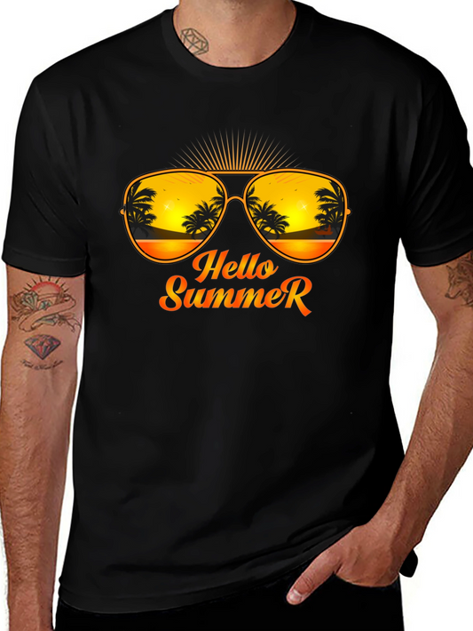 Hello Summer T-Shirt - Beach Vibes Tee