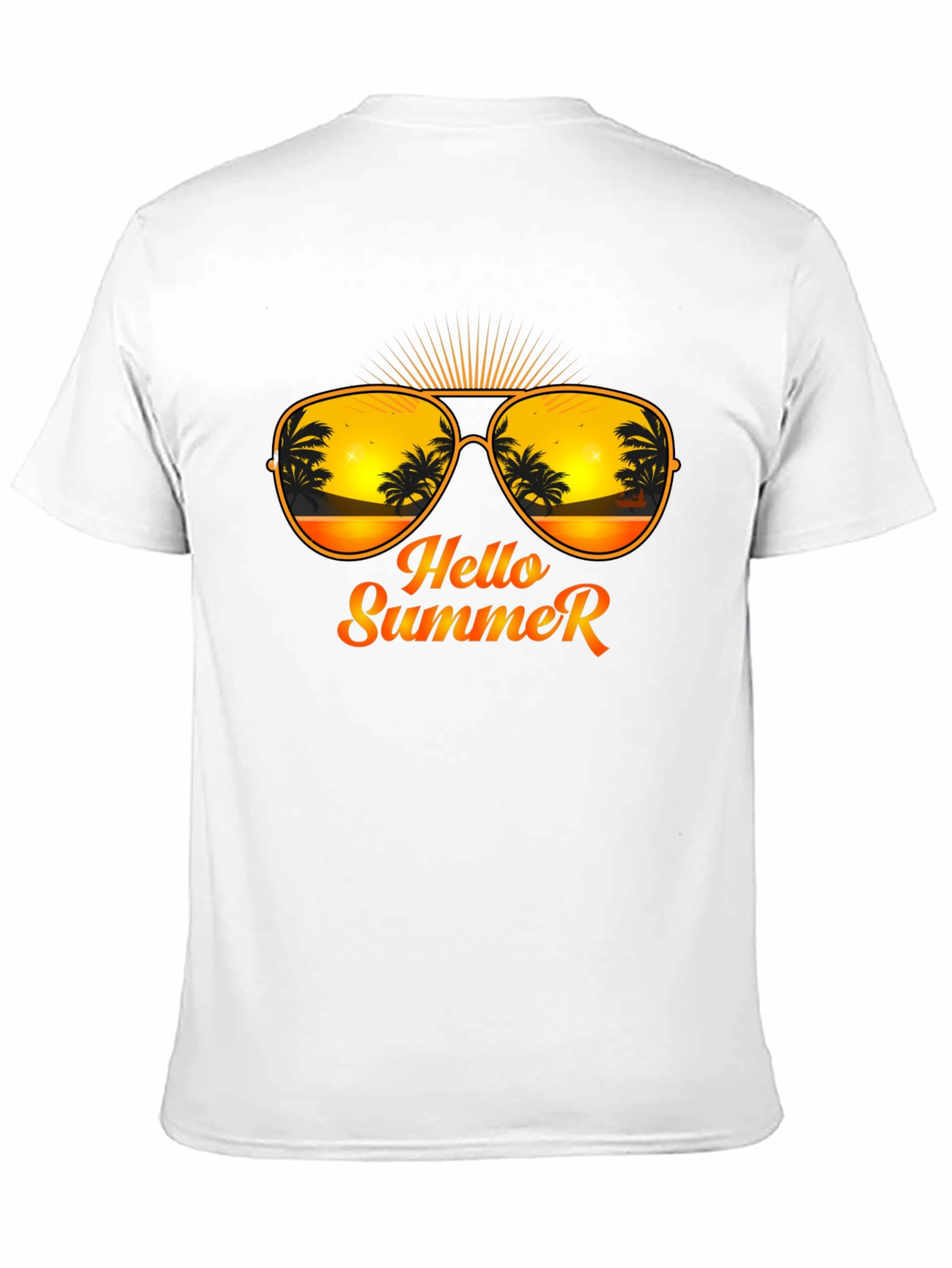 Hello Summer T-Shirt - Beach Vibes Tee