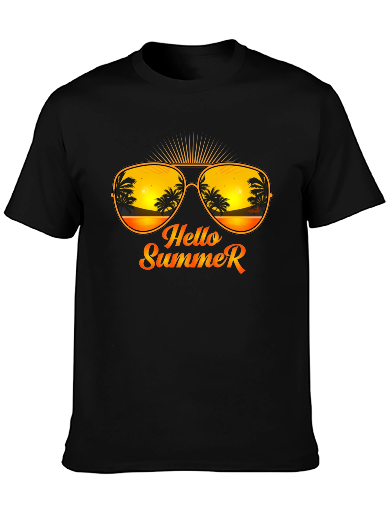 Hello Summer T-Shirt - Beach Vibes Tee