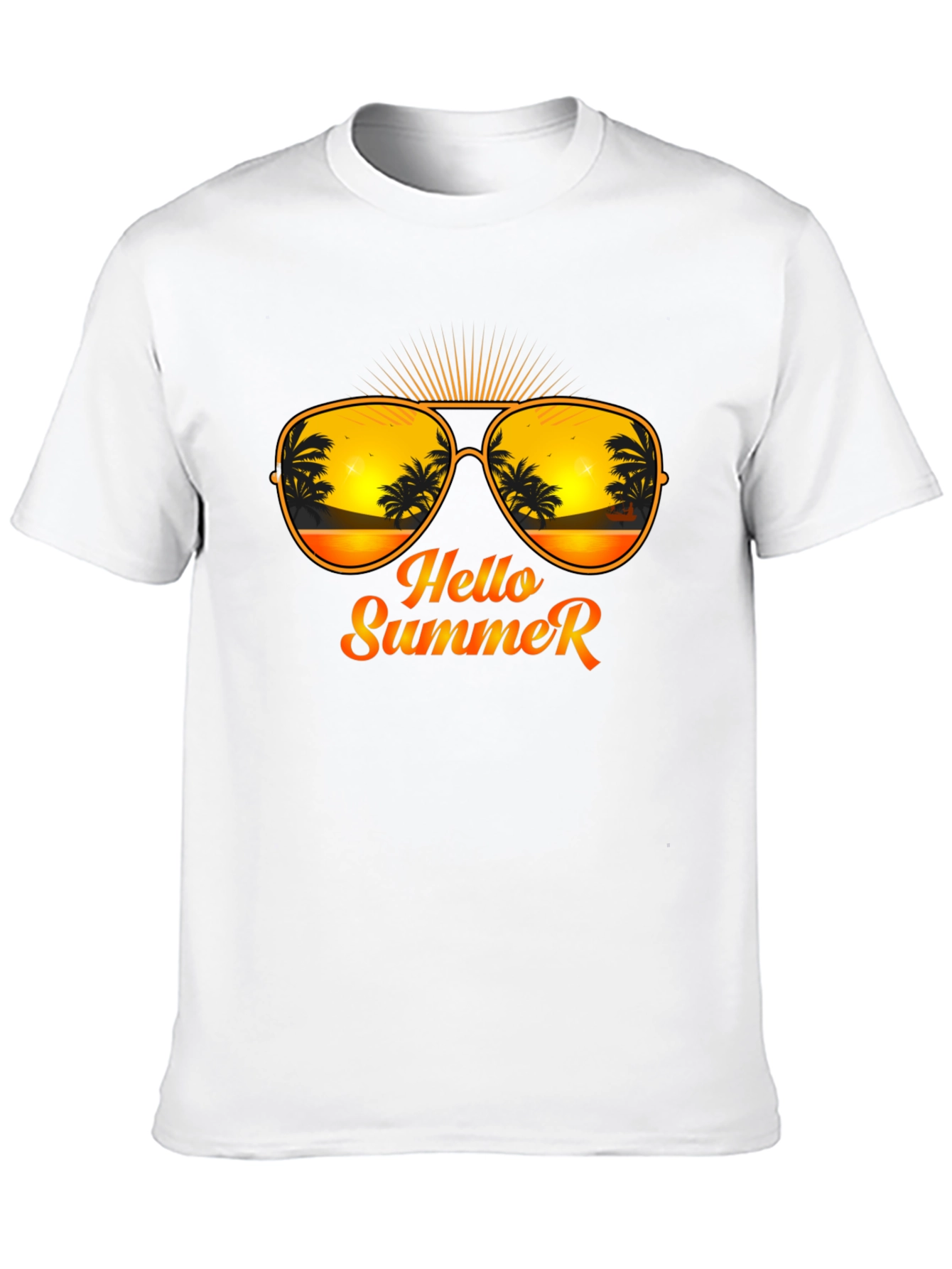 Hello Summer T-Shirt - Beach Vibes Tee