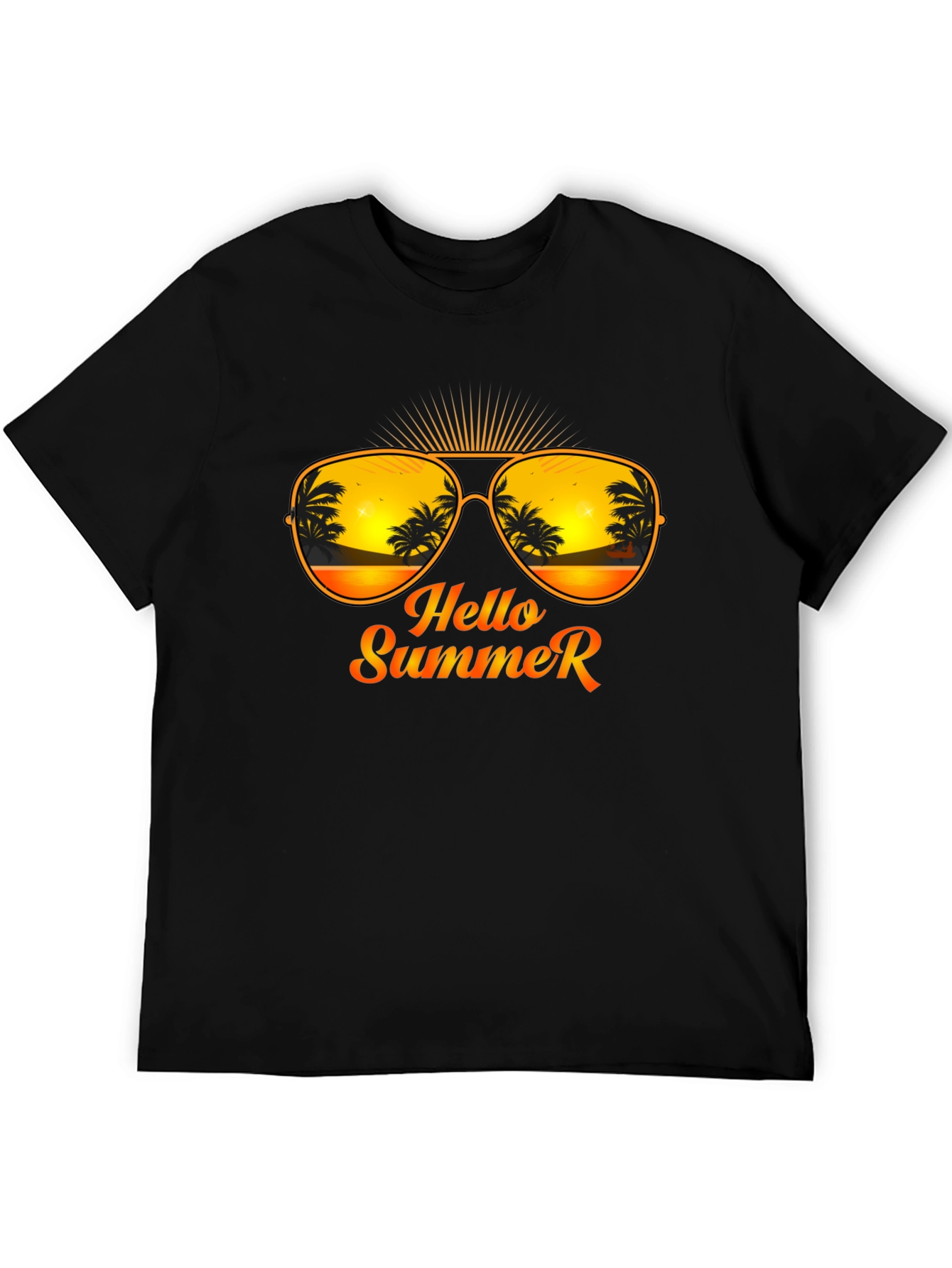 Hello Summer T-Shirt - Beach Vibes Tee