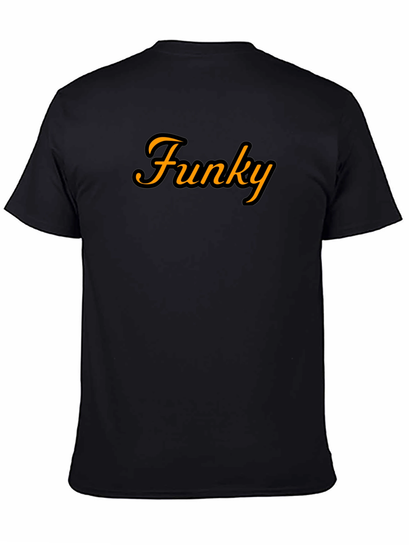 Funky Graphic Tee - Stylish Black T-Shirt