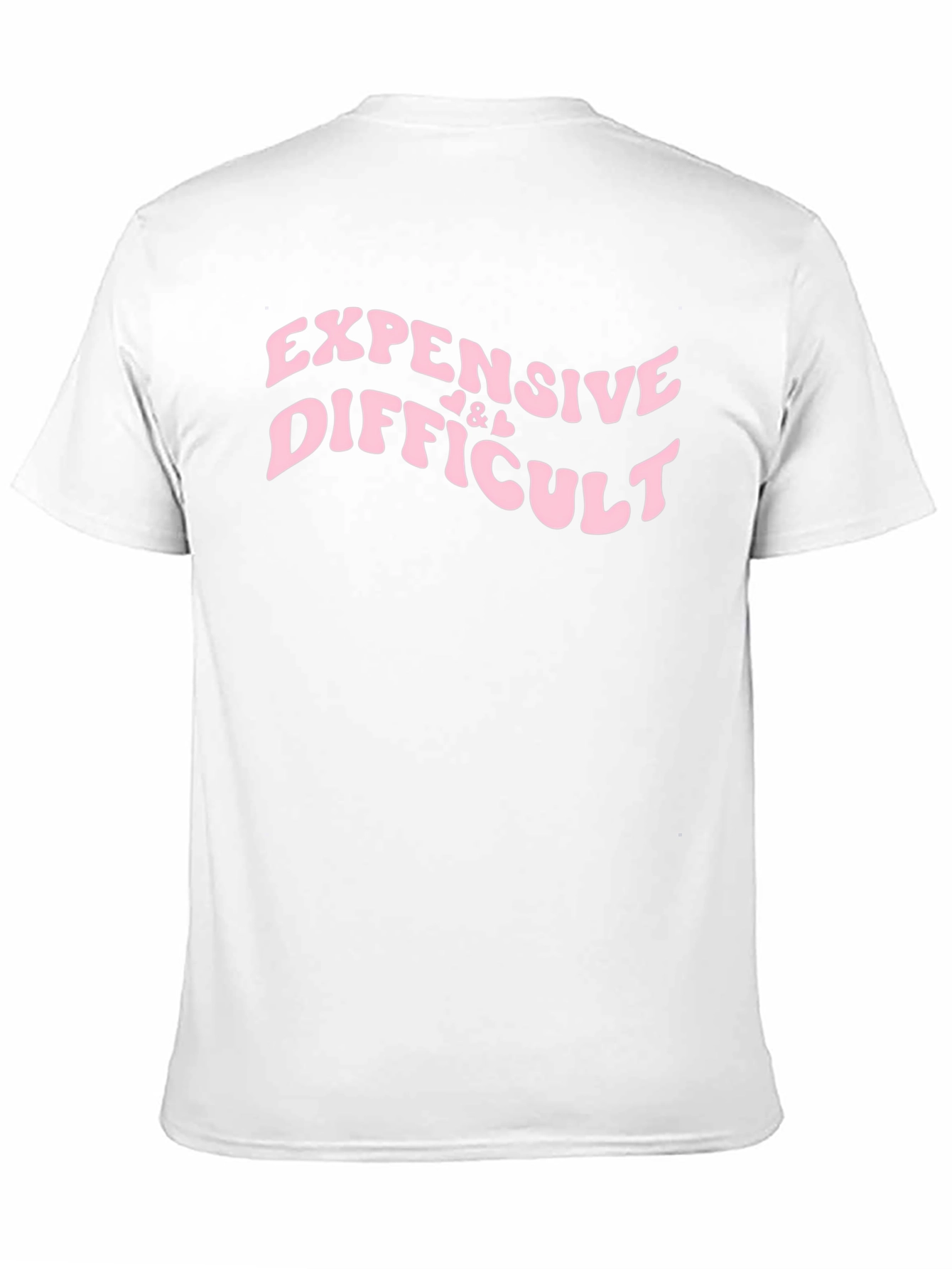 Expensive & Difficult Slogan Tee - Black