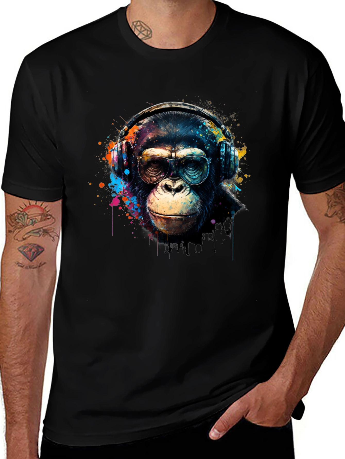 Funky Monkey Graphic T-Shirt