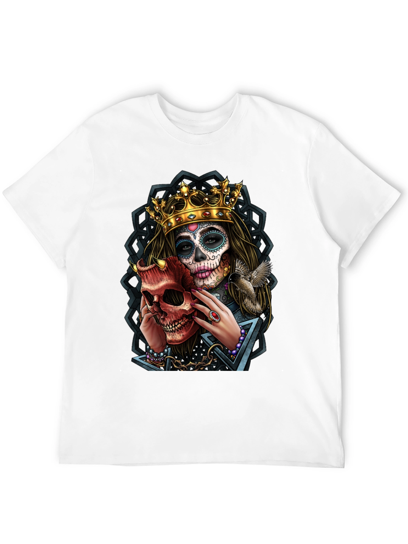 Sugar Skull Queen Mens Graphic Tee