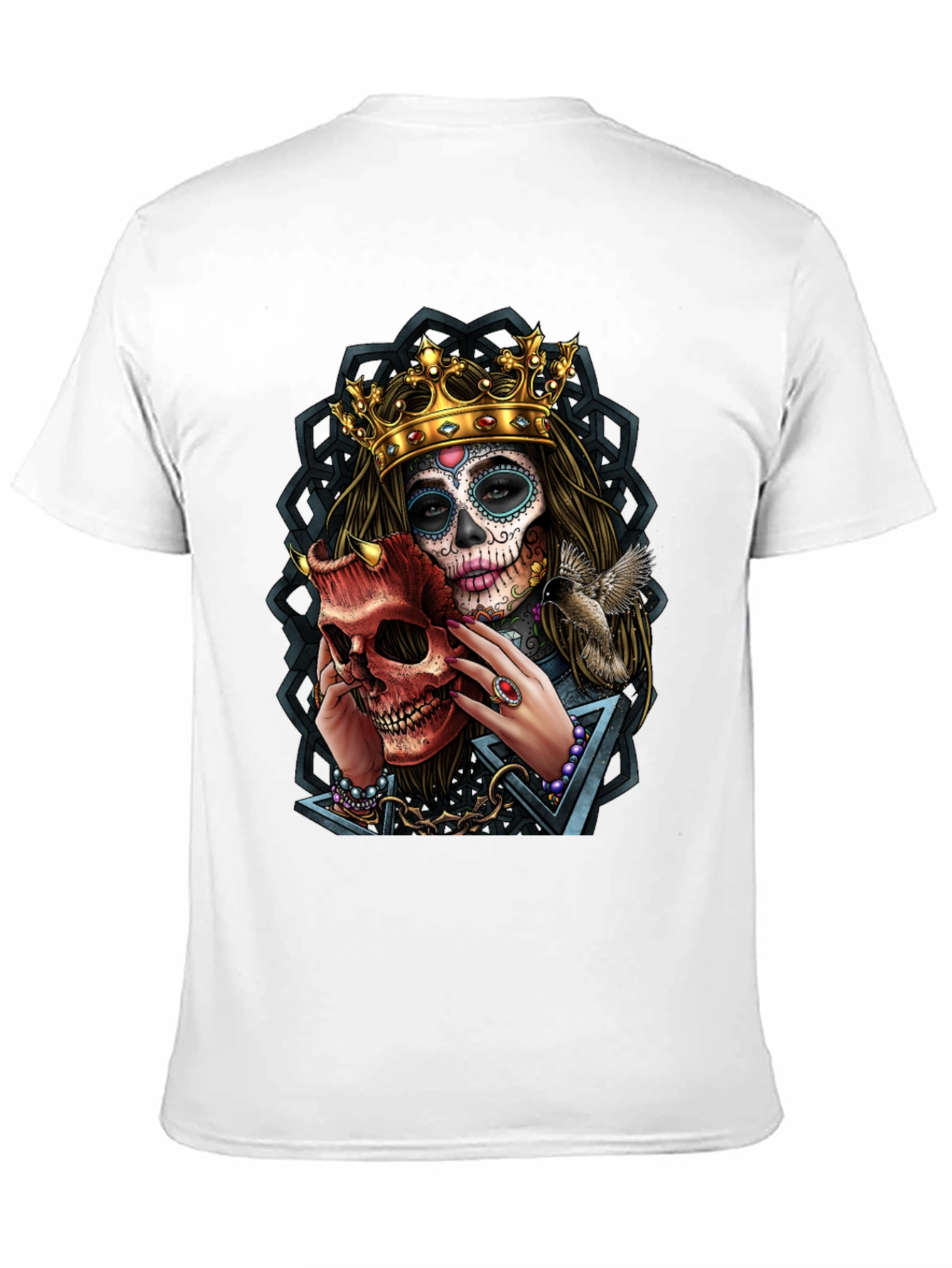 Sugar Skull Queen Mens Graphic Tee