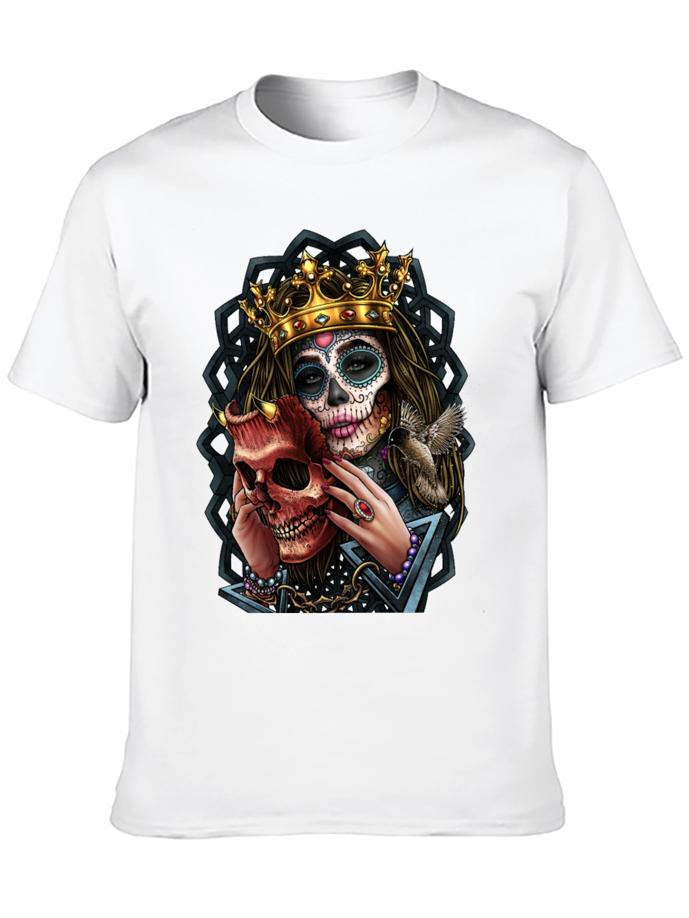 Sugar Skull Queen Mens Graphic Tee